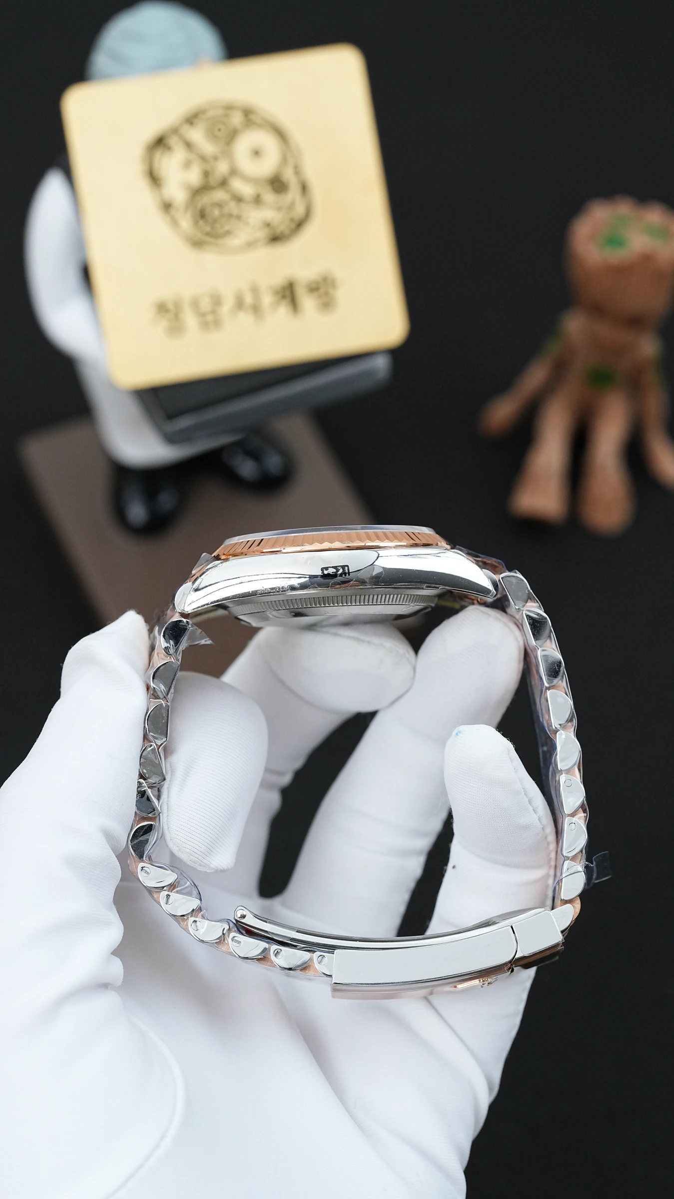 롤렉스 데이저스트 윔블던 로즈골드 콤비 상세 이미지 3