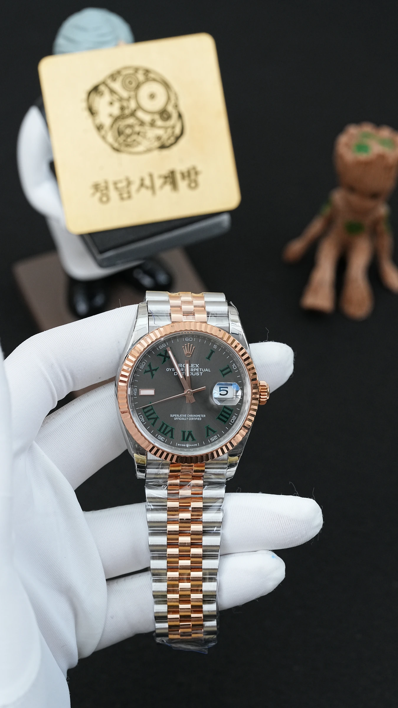 롤렉스 데이저스트 윔블던 로즈골드 콤비 상세 이미지 6