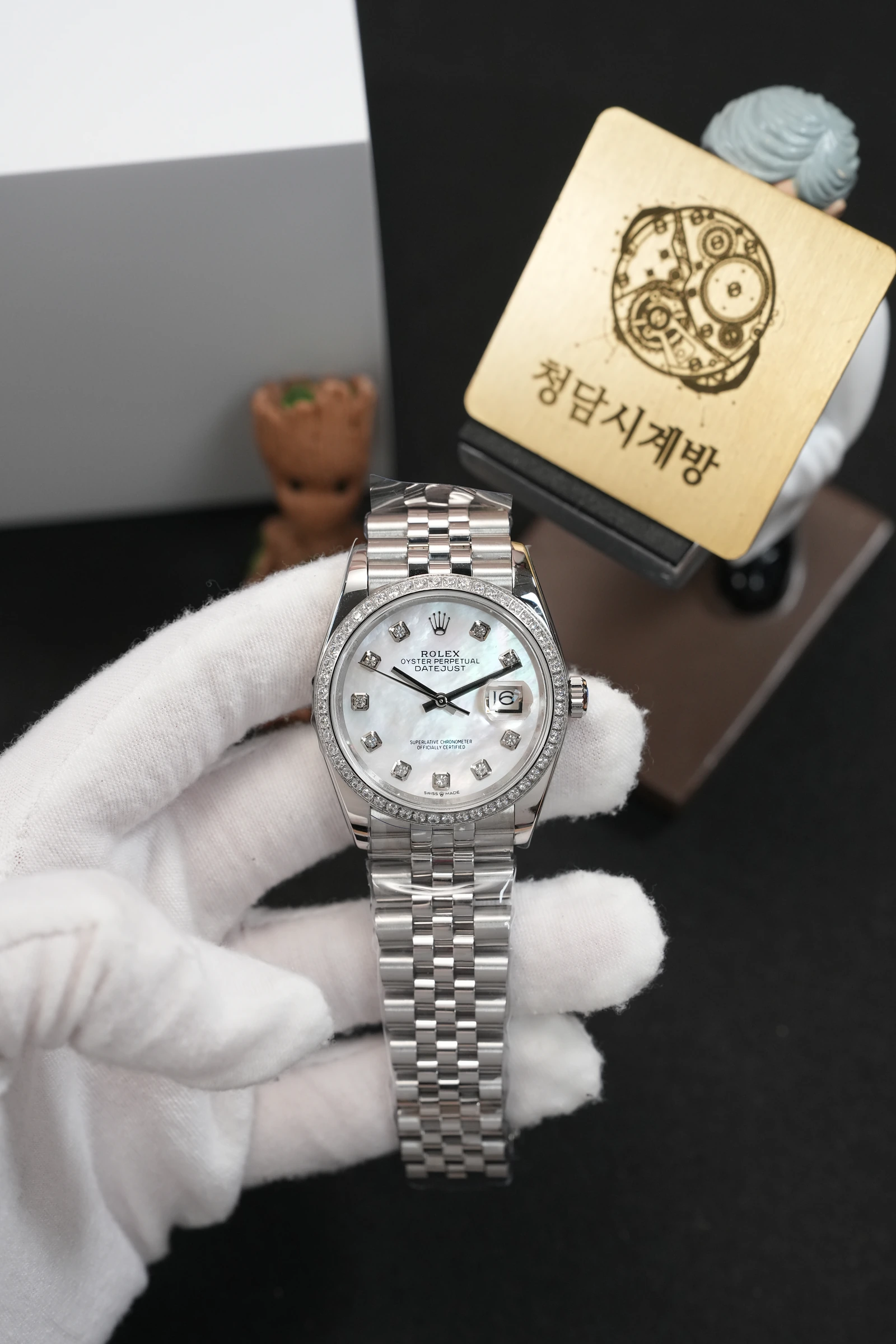 롤렉스 데이저스트 자개판 10P 다이아베젤 36mm 상품 이미지 1