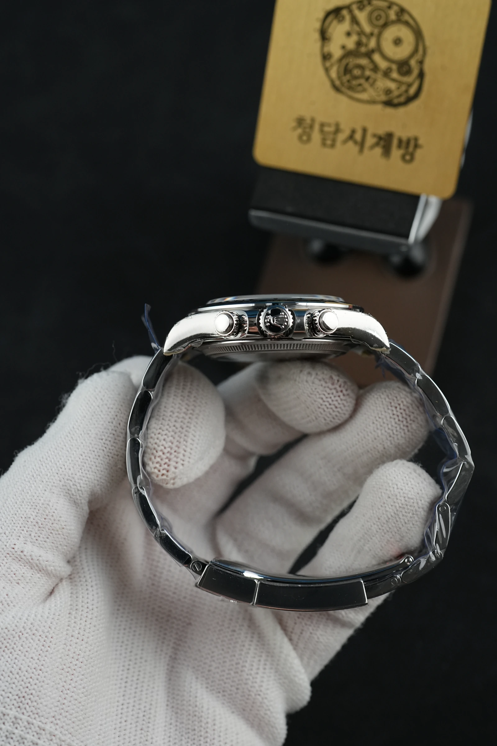 롤렉스 데이토나 화이트골드 블랙 다이얼 상세 이미지 4