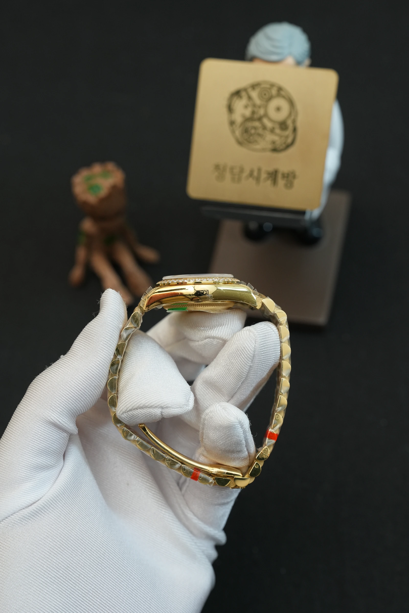 롤렉스 데이저스트 레이디 샴페인골드 금통 다이아베젤 10p 28mm 상세 이미지 9