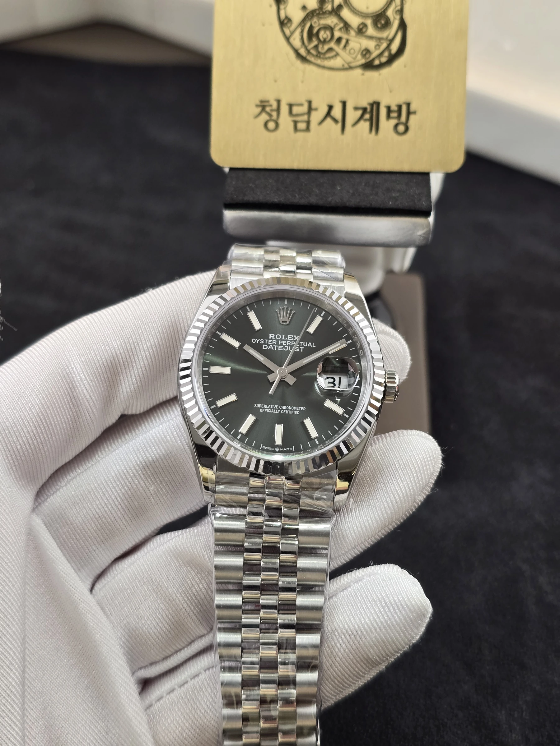 롤렉스 데이저스트 다크 그레이 스틸 쥬빌레 상세 이미지 3