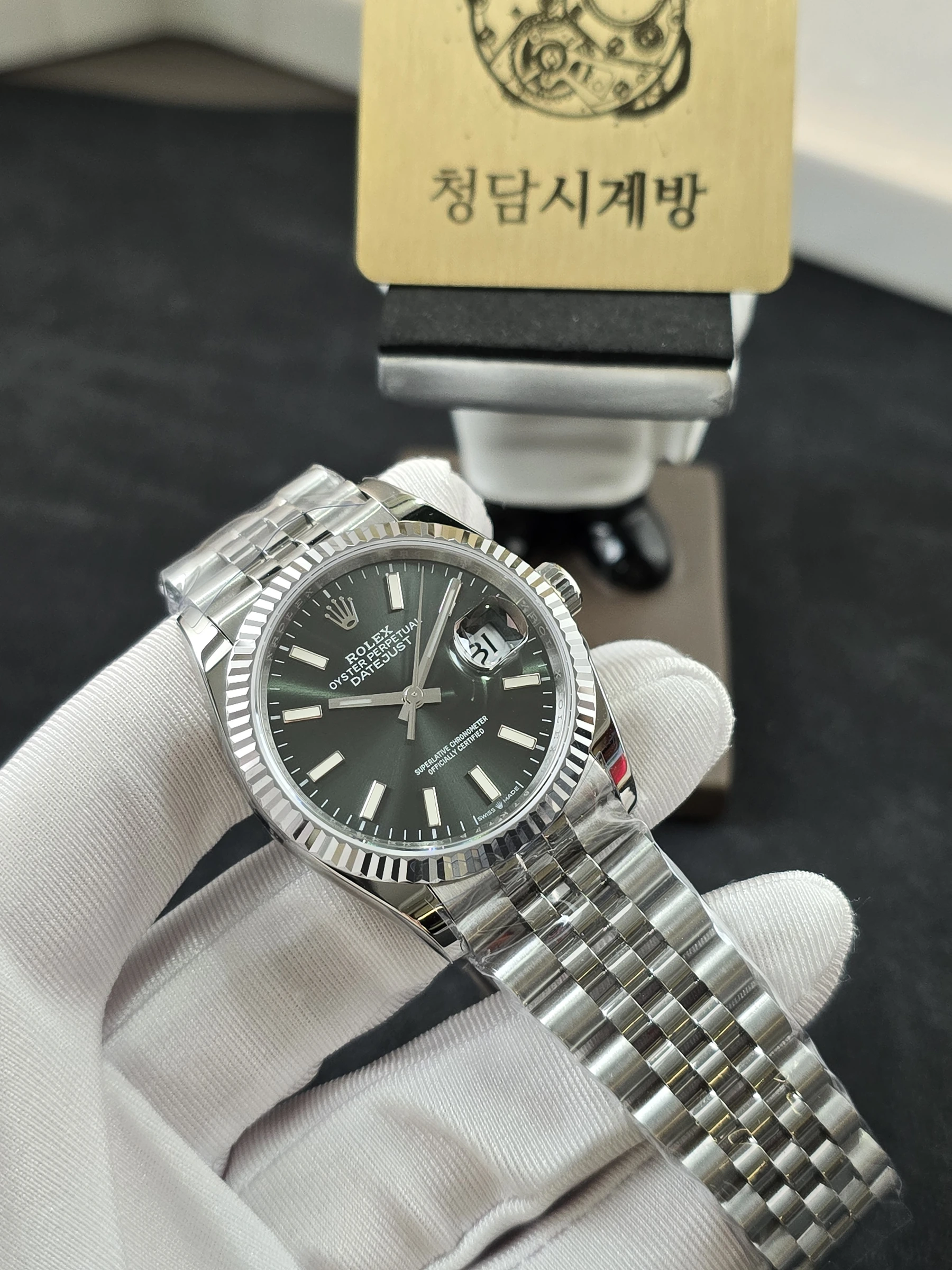 롤렉스 데이저스트 다크 그레이 스틸 쥬빌레 상세 이미지 5