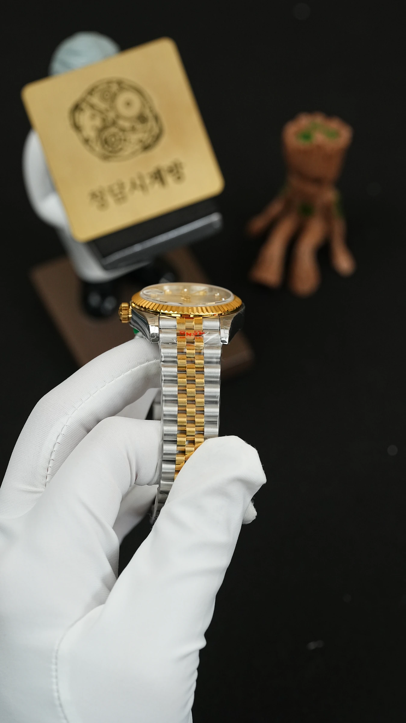 롤렉스 데이저스트 실버 10P 옐로우골드 콤비 상세 이미지 5