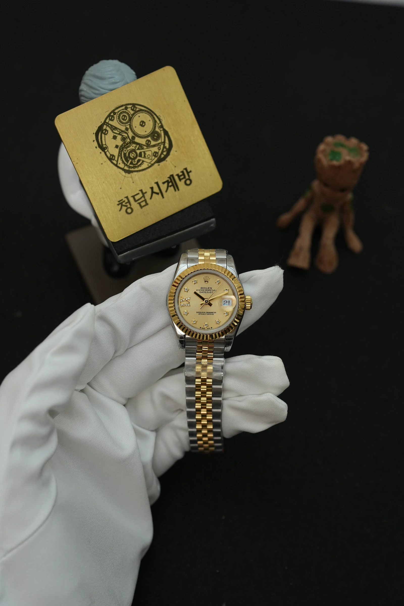 롤렉스 데이저스트 샴페인 별다이아 옐로우골드 콤비 상품 이미지 1