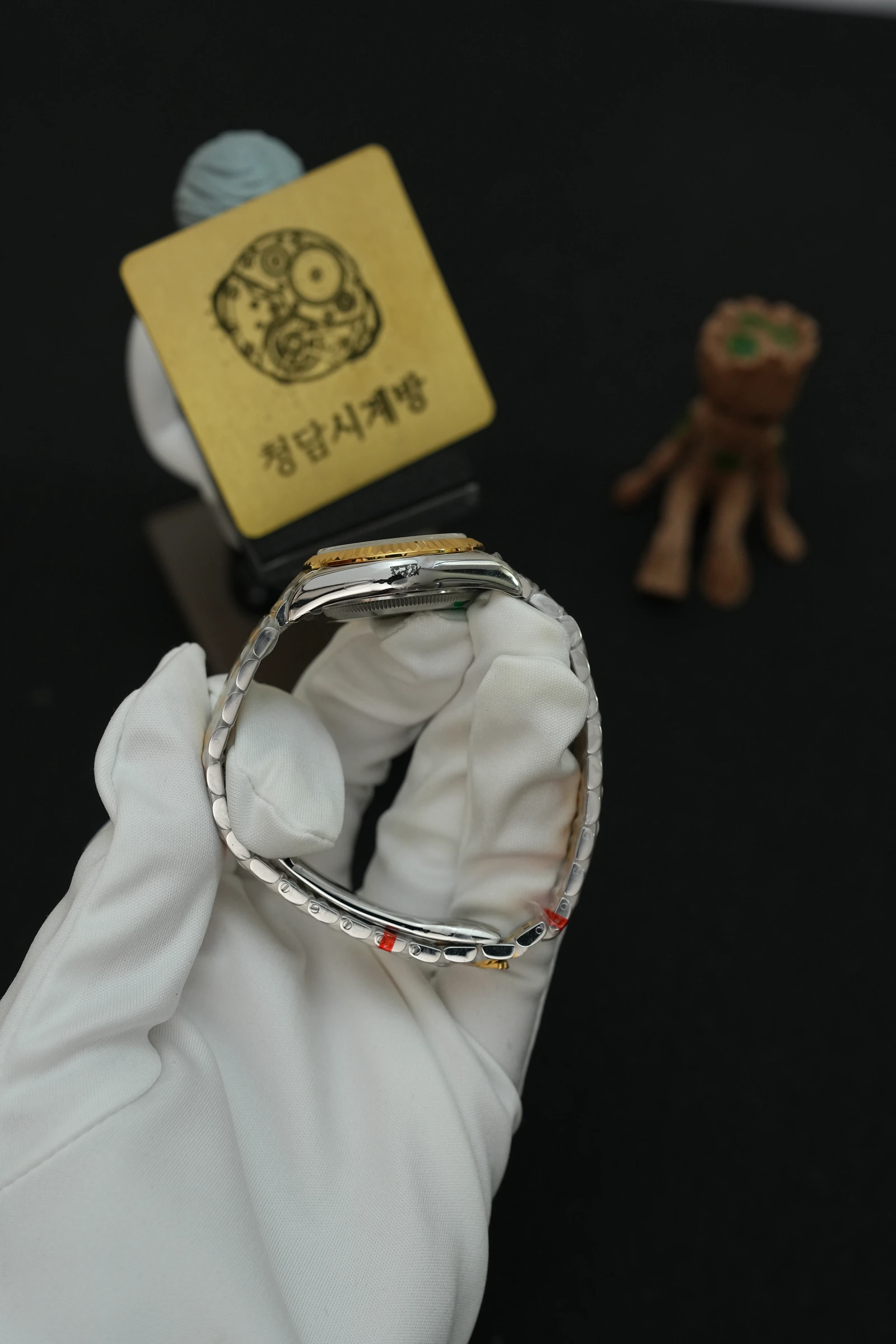 롤렉스 데이저스트 샴페인 별다이아 옐로우골드 콤비 상세 이미지 7