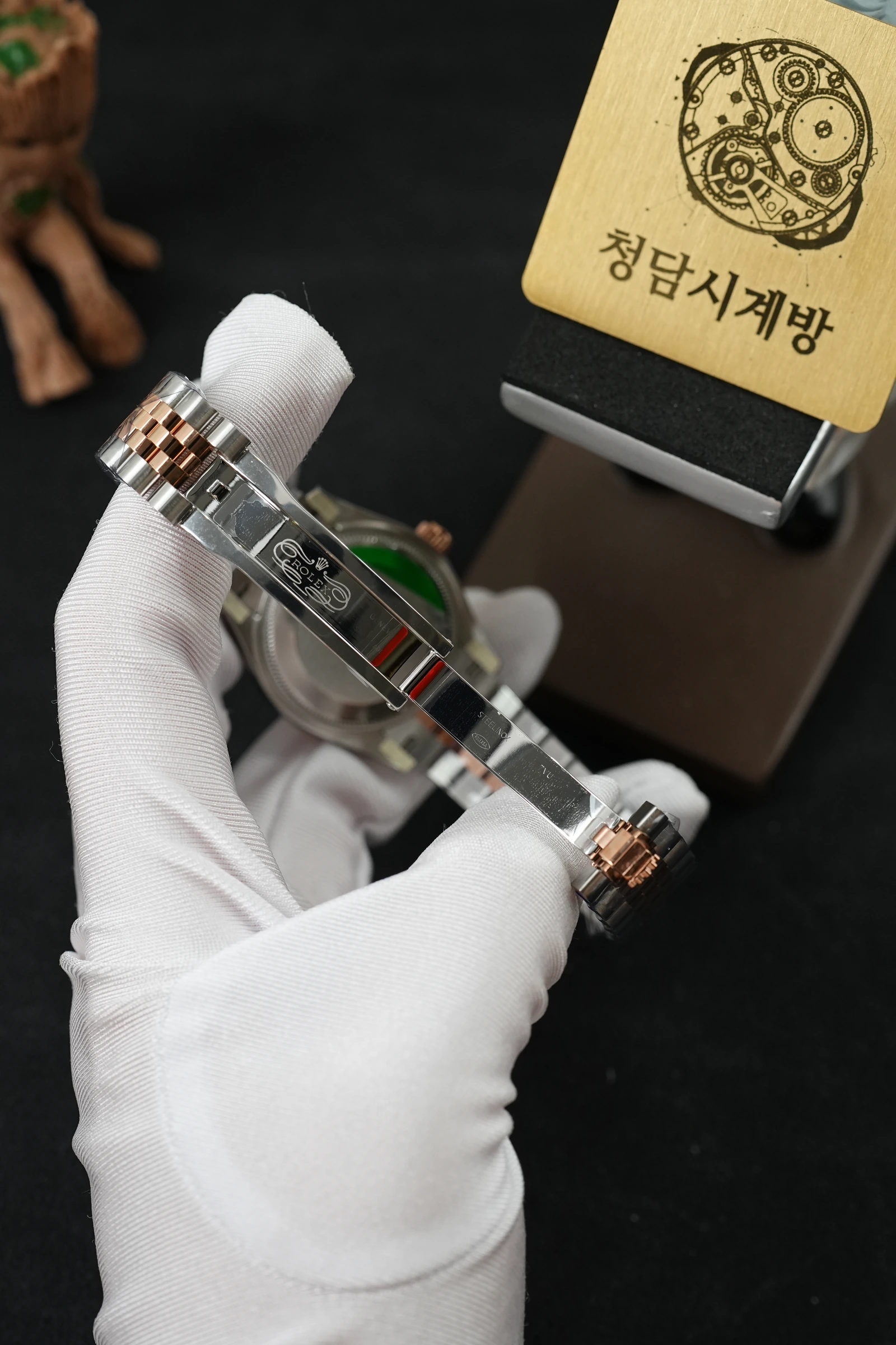 롤렉스 데이저스트 실버 10P 로즈골드 콤비 상세 이미지 7