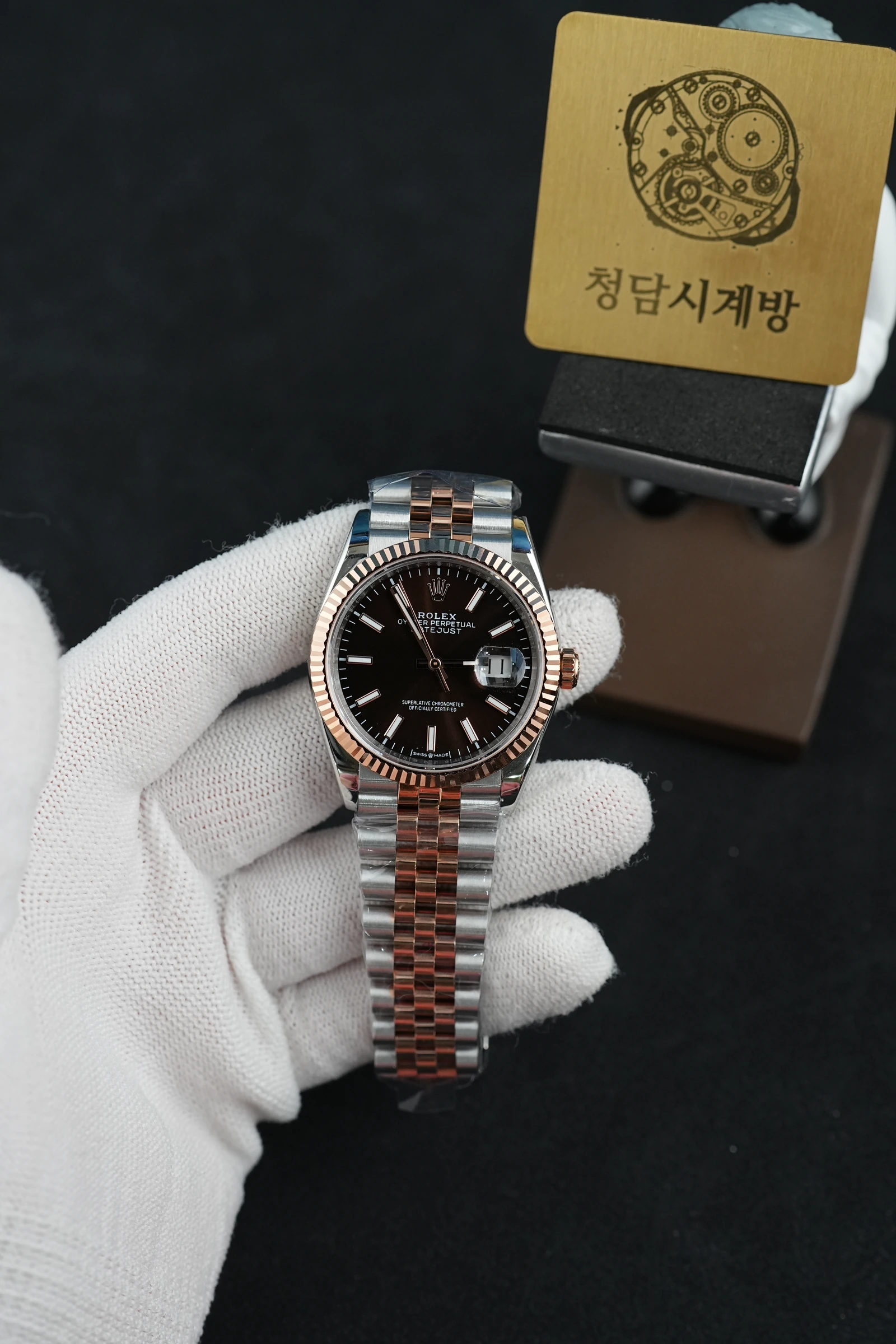 롤렉스 데이저스트 블랙 로즈골드 콤비 상품 이미지 1