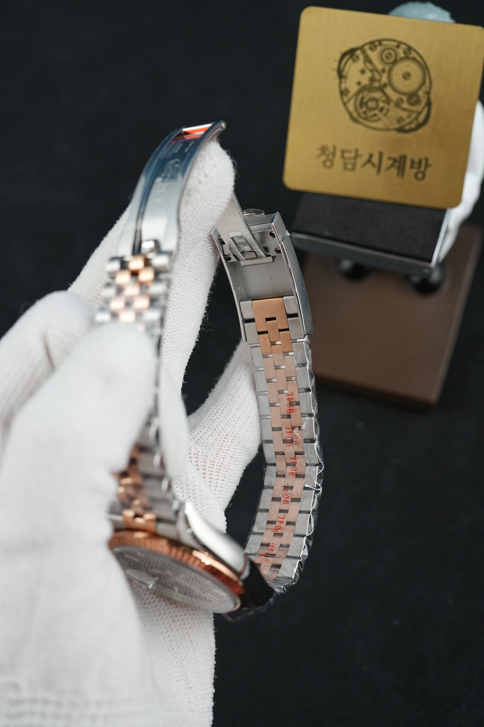 롤렉스 데이저스트 블랙 로즈골드 콤비 상세 이미지 4