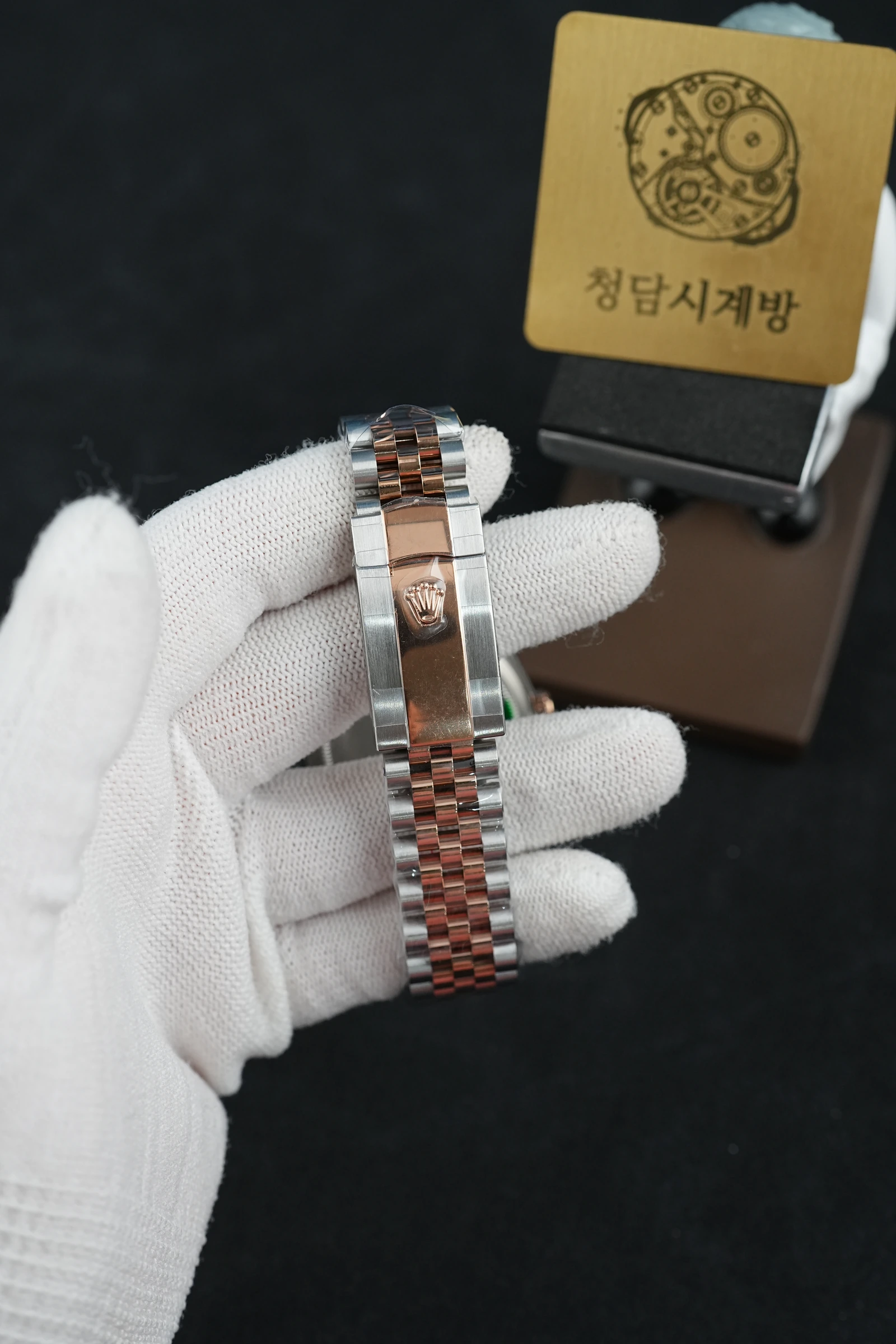 롤렉스 데이저스트 블랙 로즈골드 콤비 상세 이미지 5