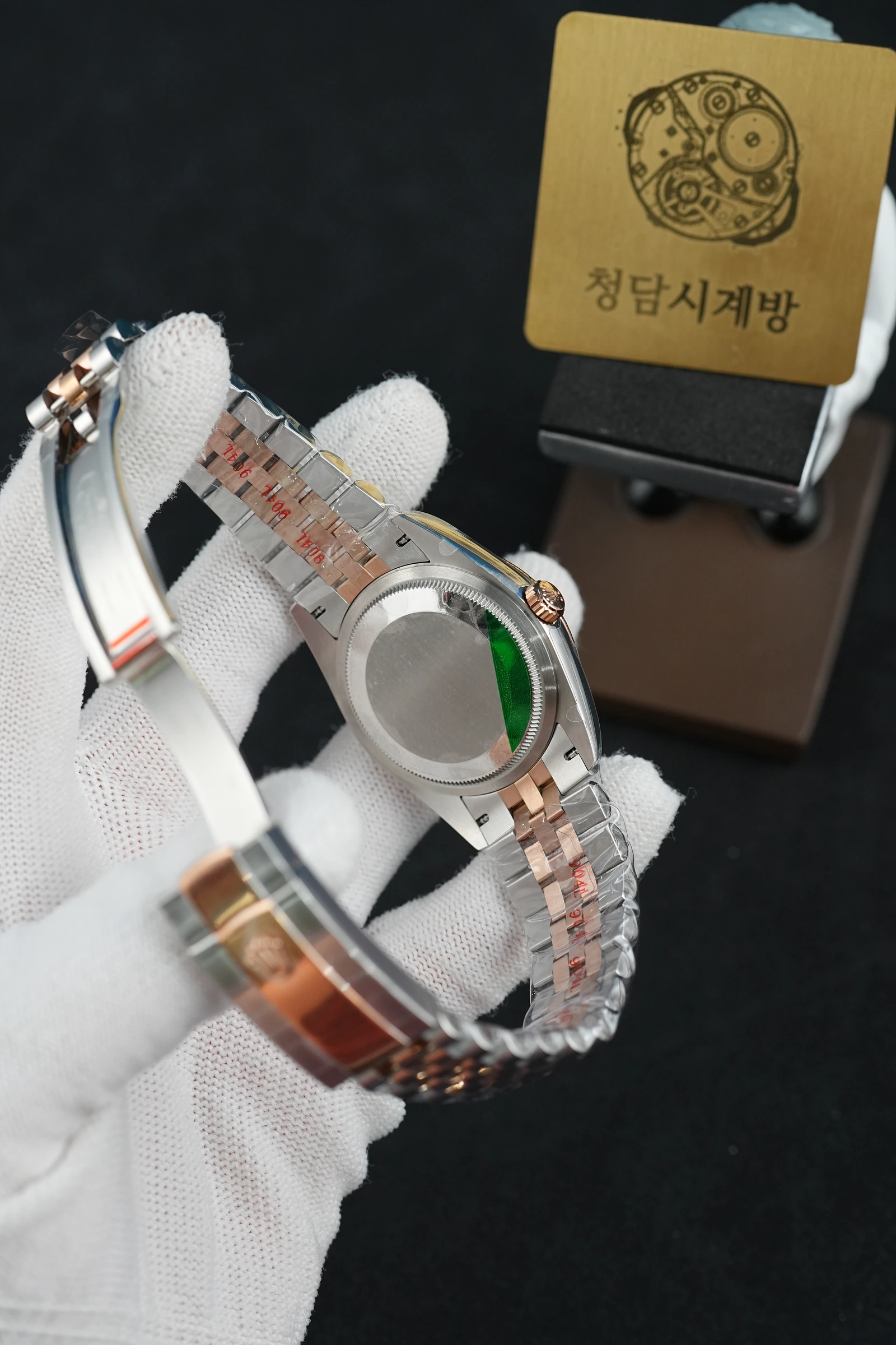 롤렉스 데이저스트 블랙 로즈골드 콤비 상세 이미지 9