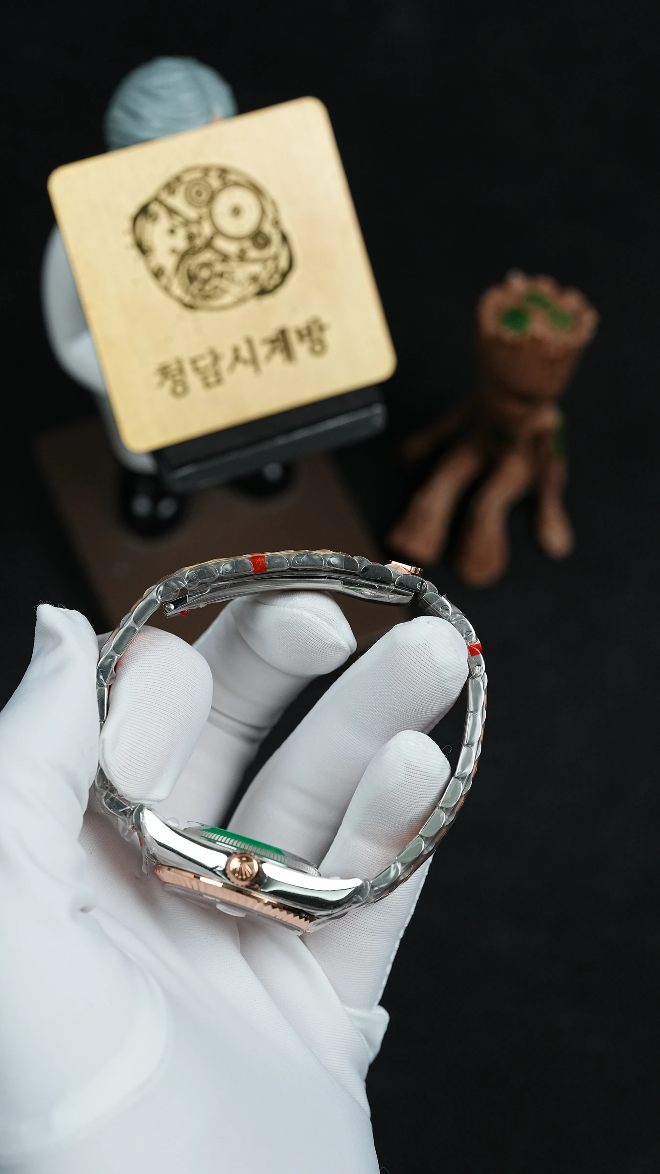 롤렉스 데이저스트 화이트 별다이아 로즈골드 콤비 상세 이미지 5