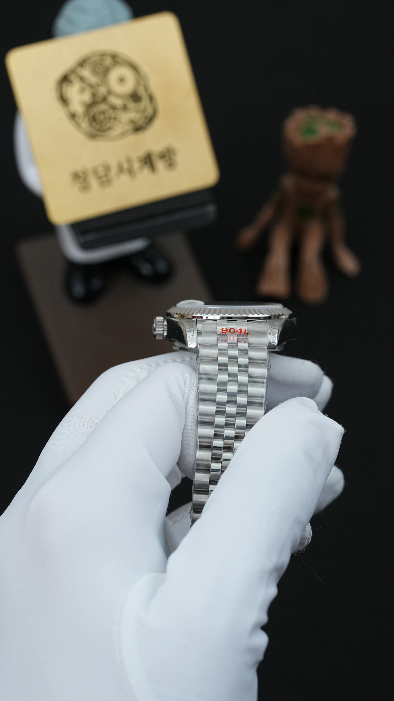 롤렉스 데이저스트 실버 텍스처 스틸 상세 이미지 3