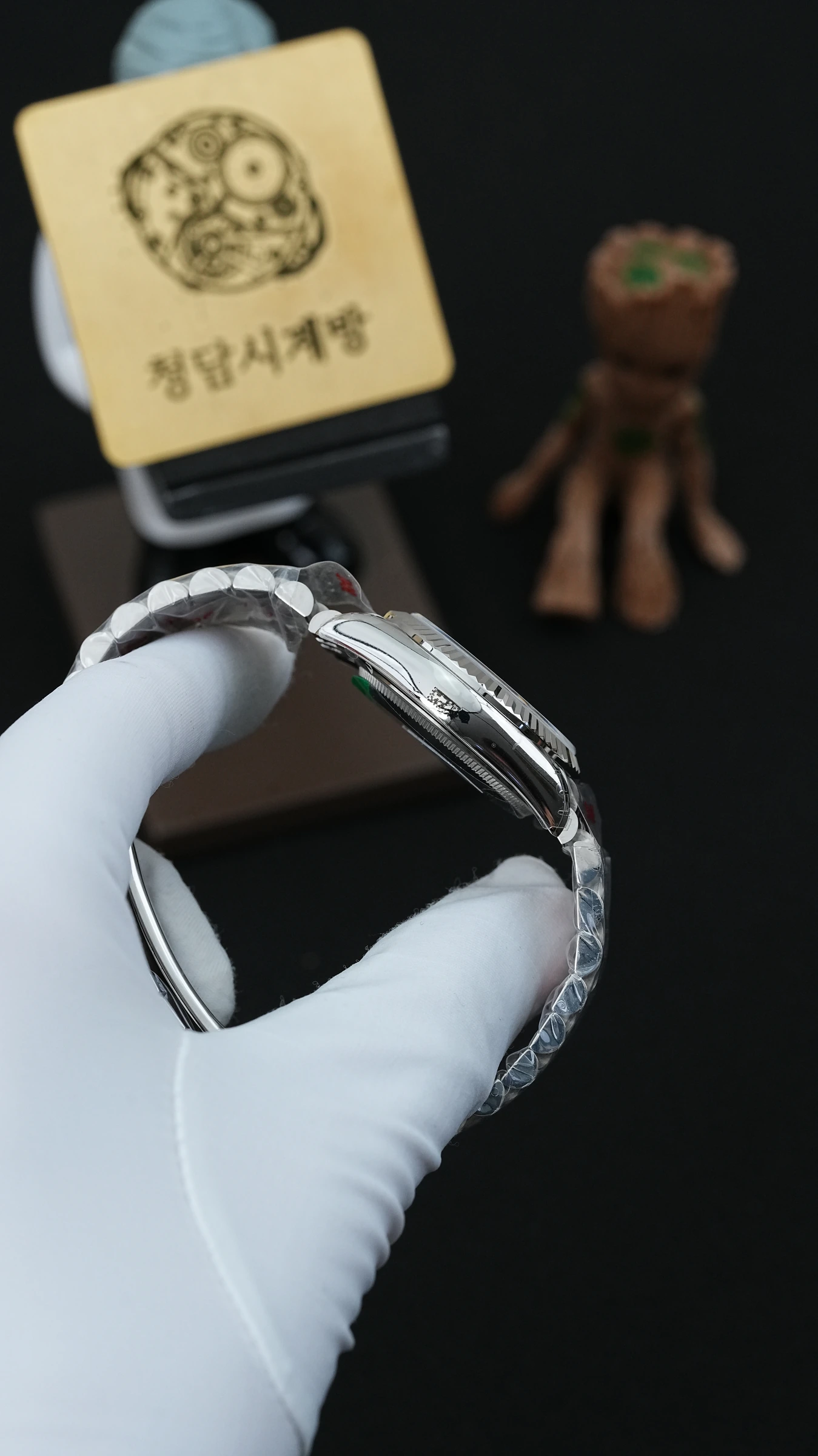 롤렉스 데이저스트 실버 텍스처 스틸 상세 이미지 4