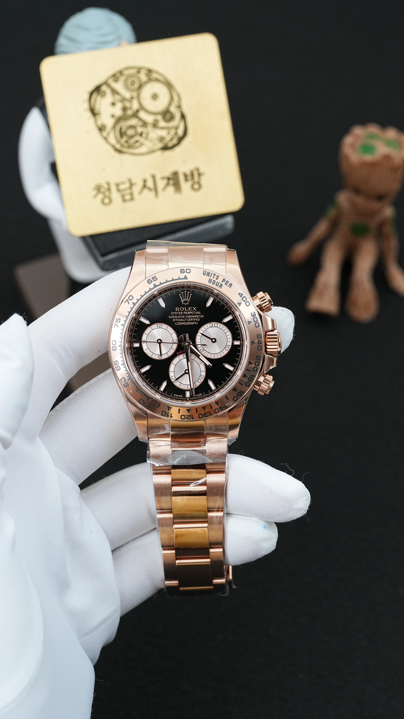 롤렉스 데이토나 역팬더 로즈골드 금통 상품 이미지 1