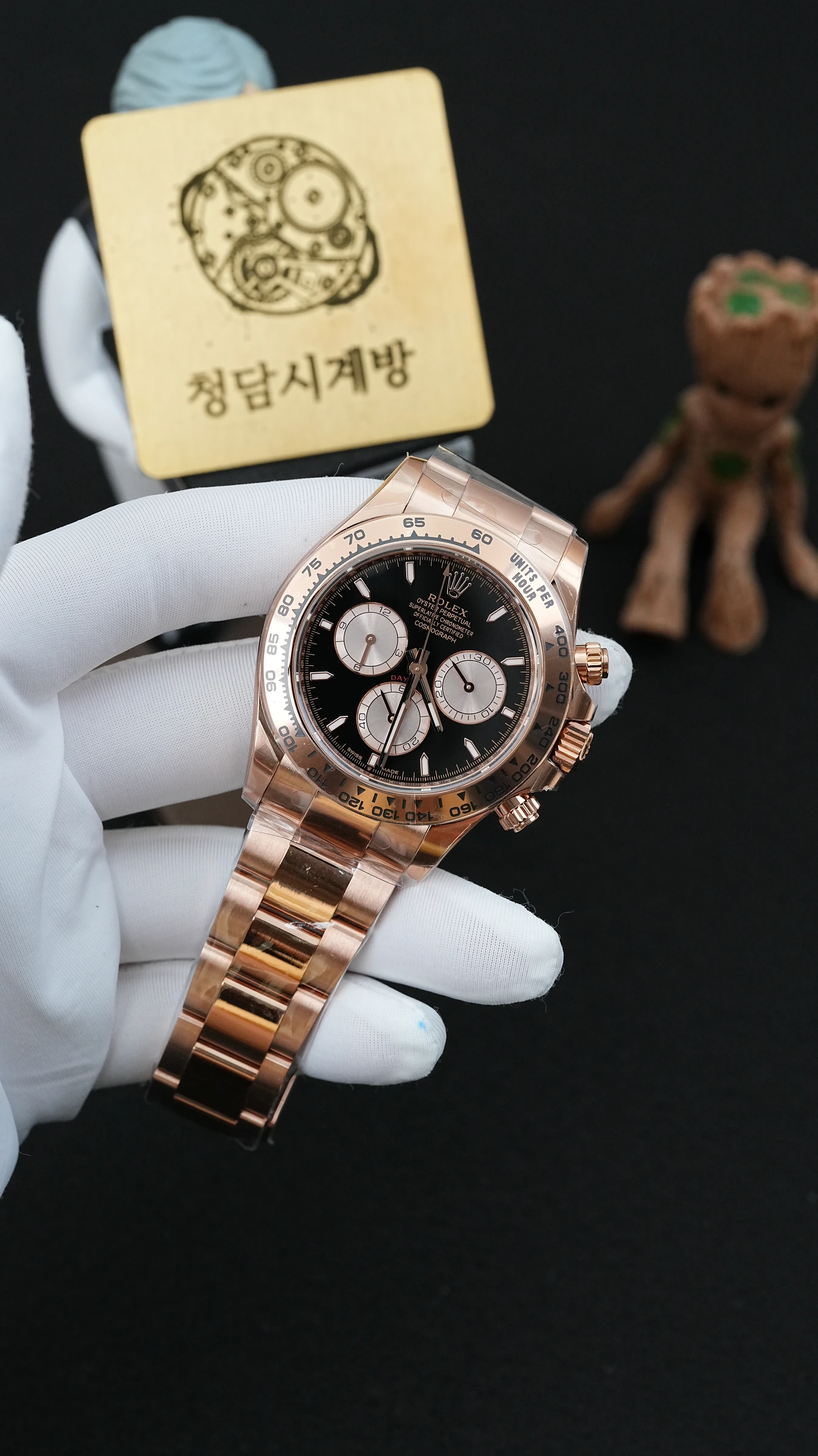 롤렉스 데이토나 역팬더 로즈골드 금통 상세 이미지 7