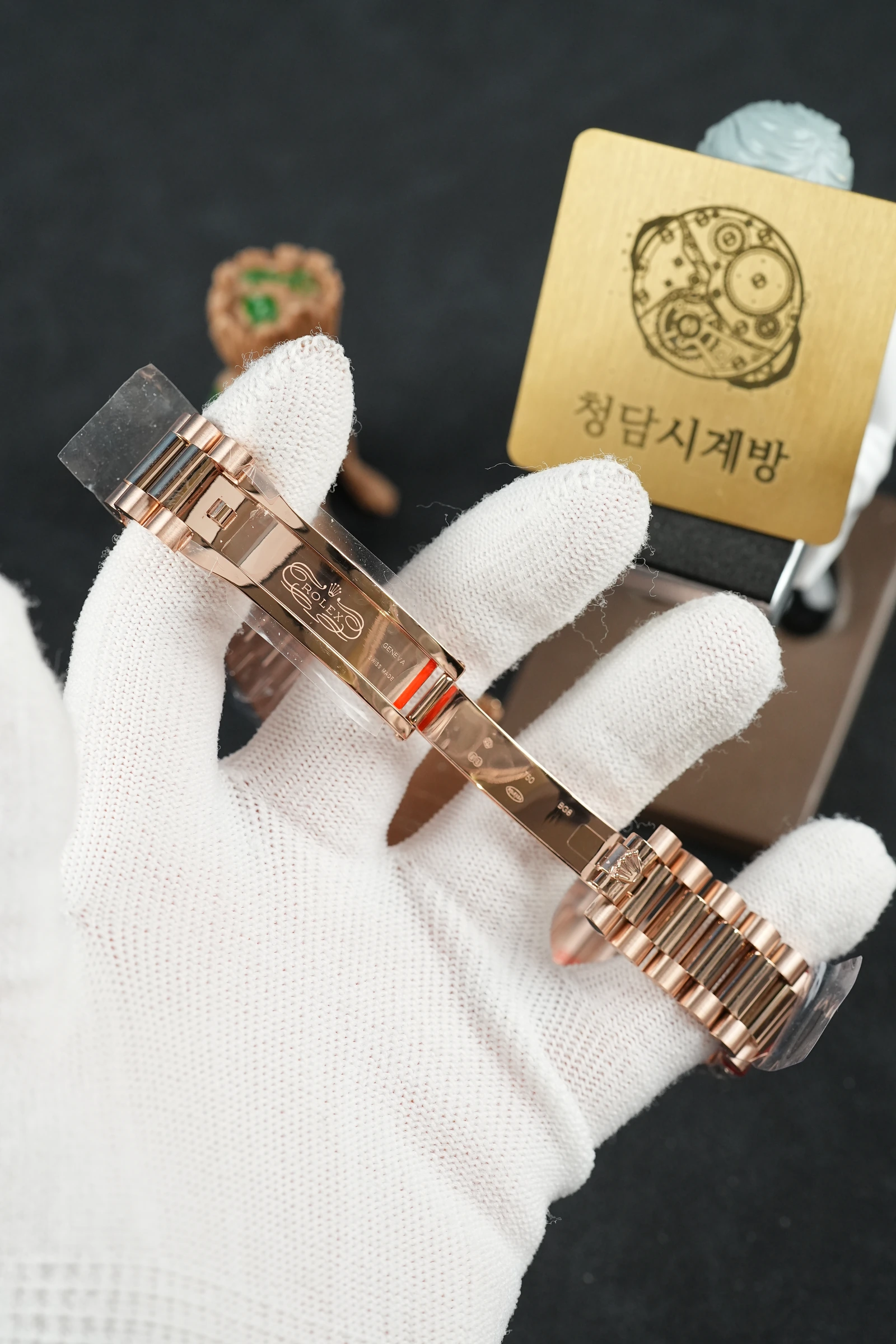 롤렉스 데이데이트 아이젠키젤 10P 로즈골드 상세 이미지 6