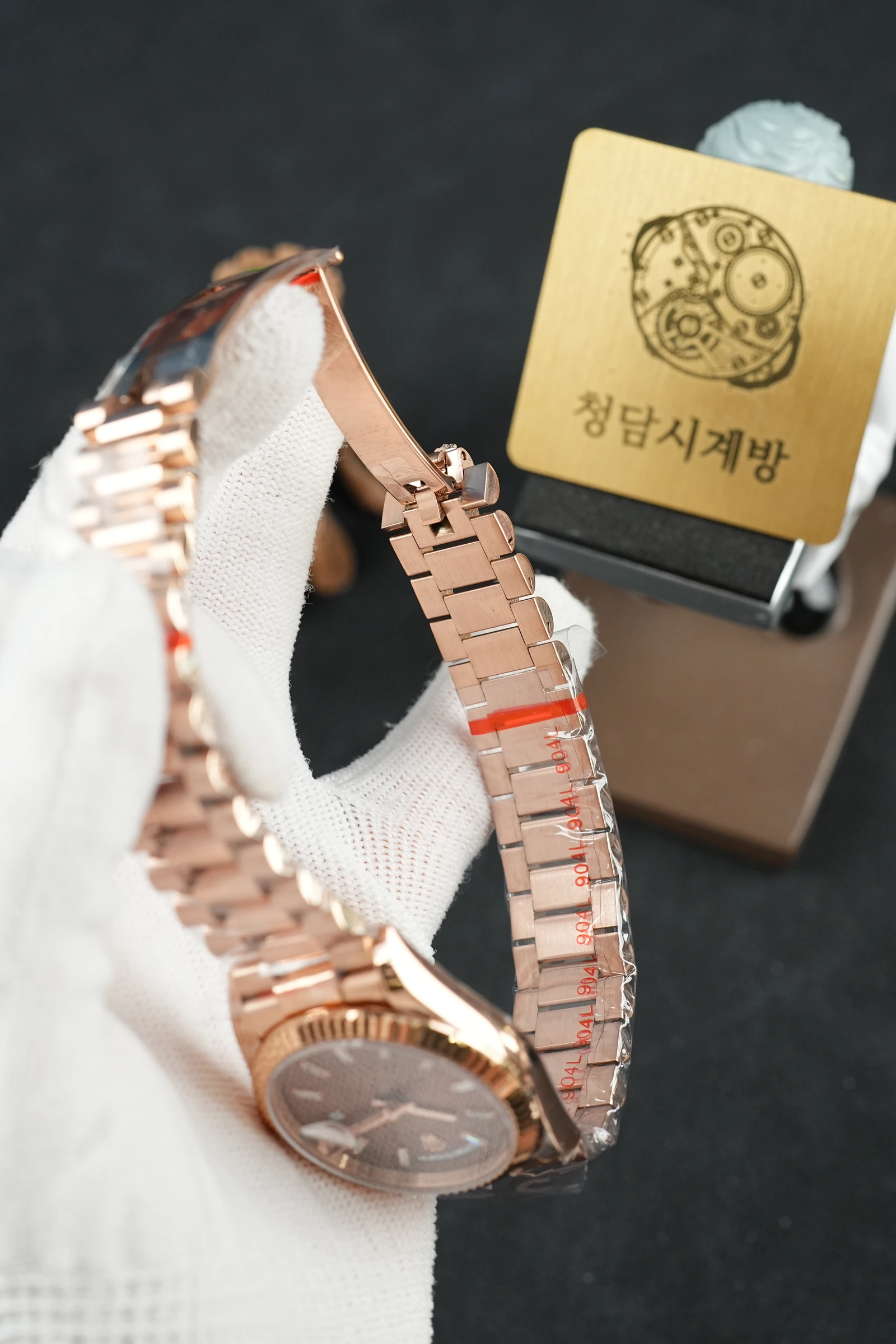 롤렉스 데이데이트 아이젠키젤 10P 로즈골드 상세 이미지 8