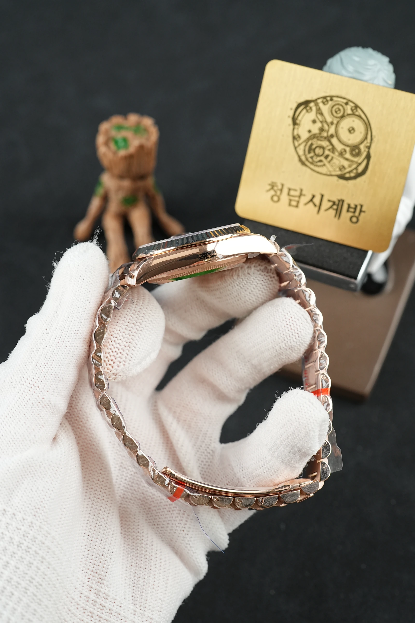롤렉스 데이데이트 아이젠키젤 10P 로즈골드 상세 이미지 12