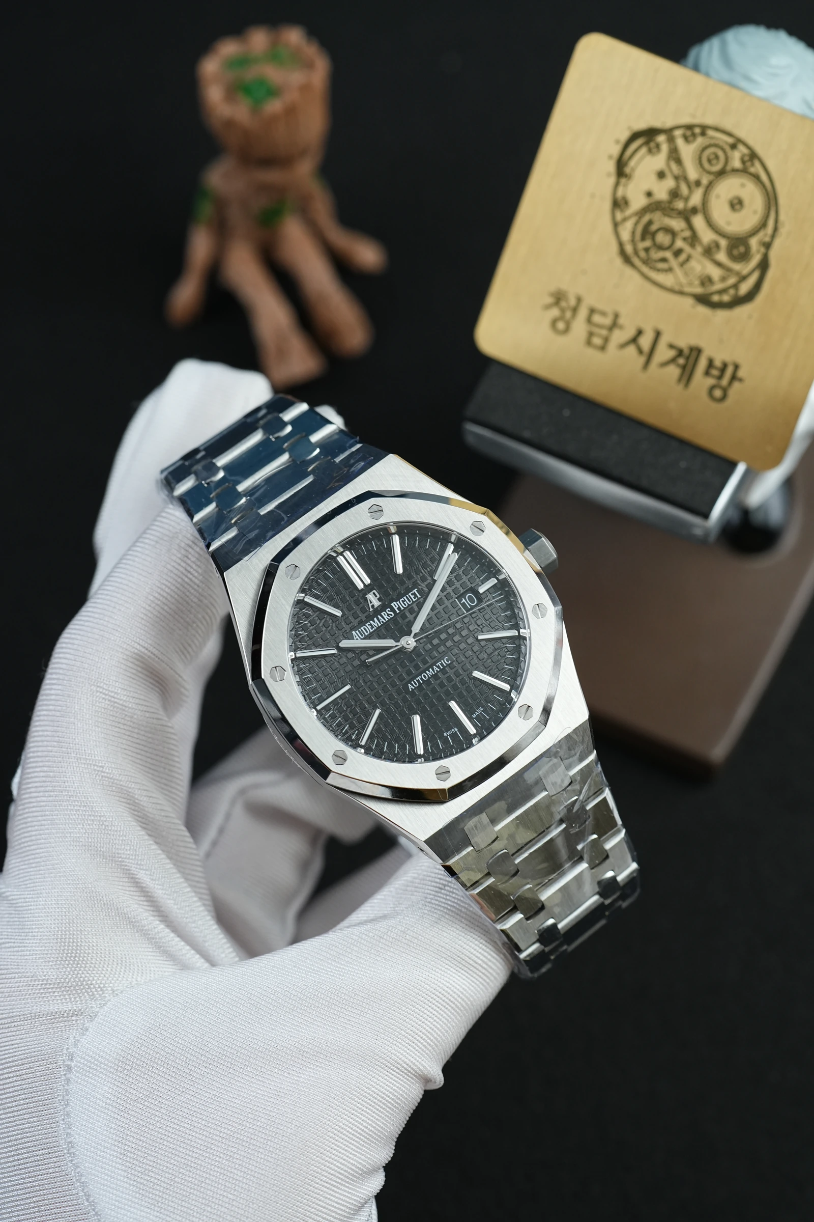 오데마피게 로얄오크 15450ST 다크 상세 이미지 7