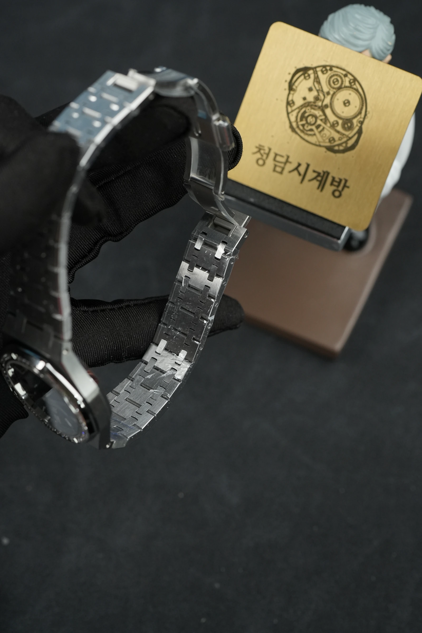 오데마피게 로얄오크 77351ST 블루 다이아베젤 상세 이미지 4