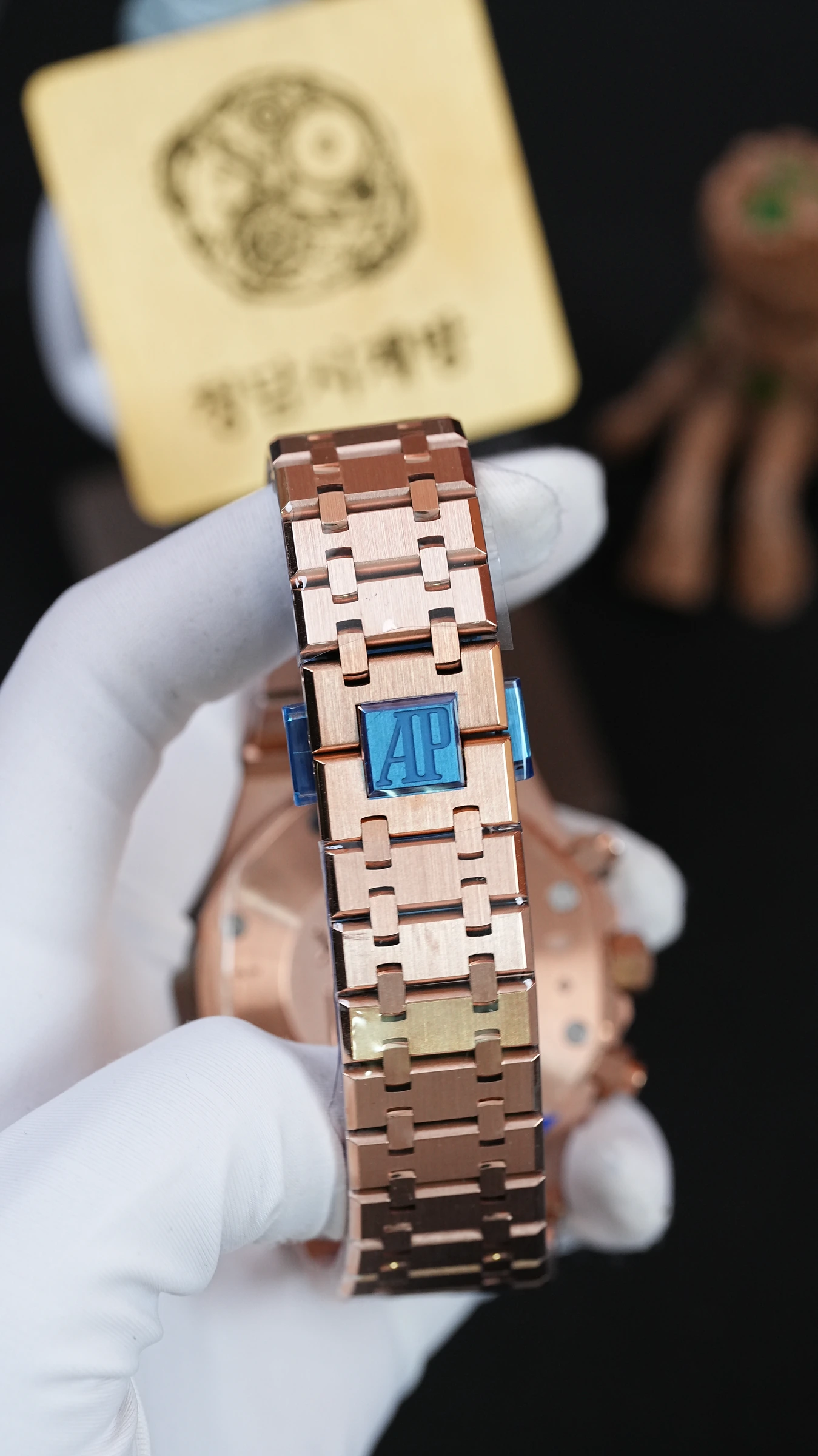 오데마피게 로얄오크 크로노그래프 26331OR 블랙 로즈골드 상세 이미지 3