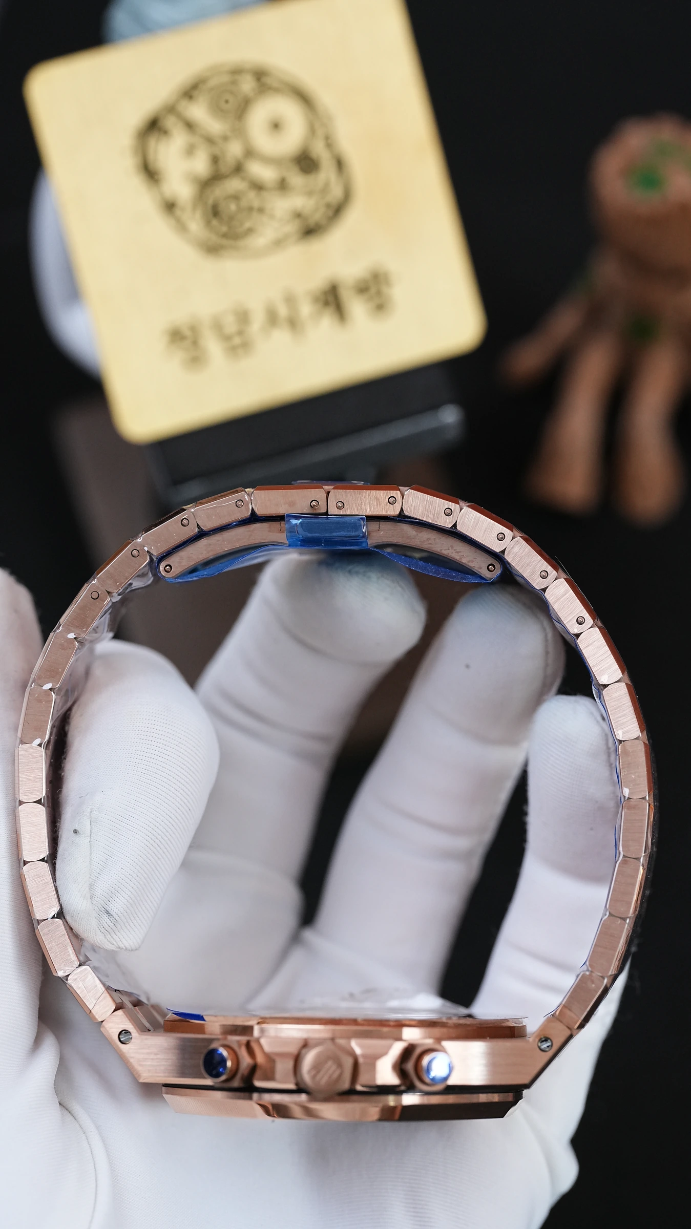오데마피게 로얄오크 크로노그래프 26331OR 블랙 로즈골드 상세 이미지 11