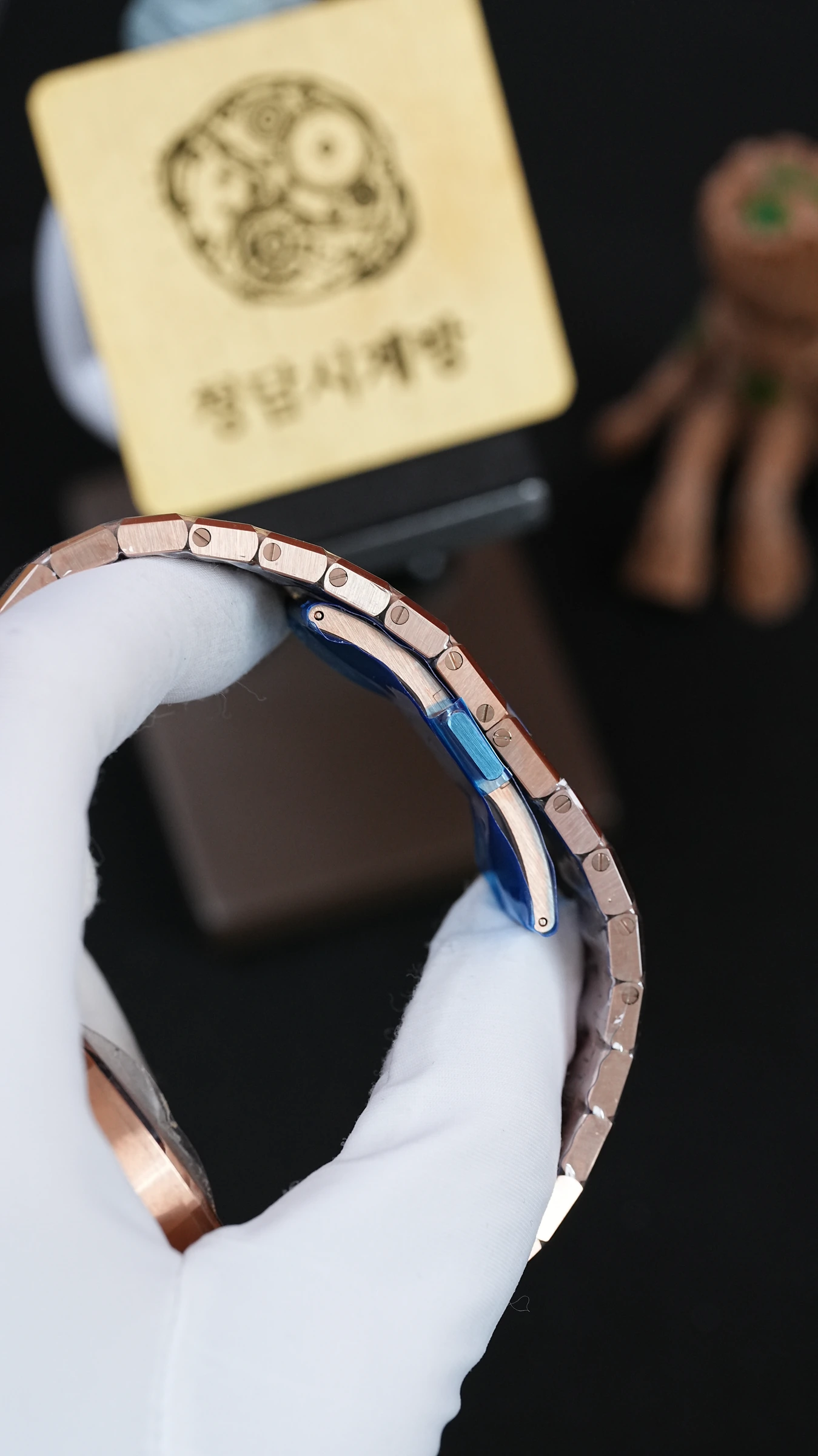 오데마피게 로얄오크 크로노그래프 26331OR 블랙 로즈골드 상세 이미지 12