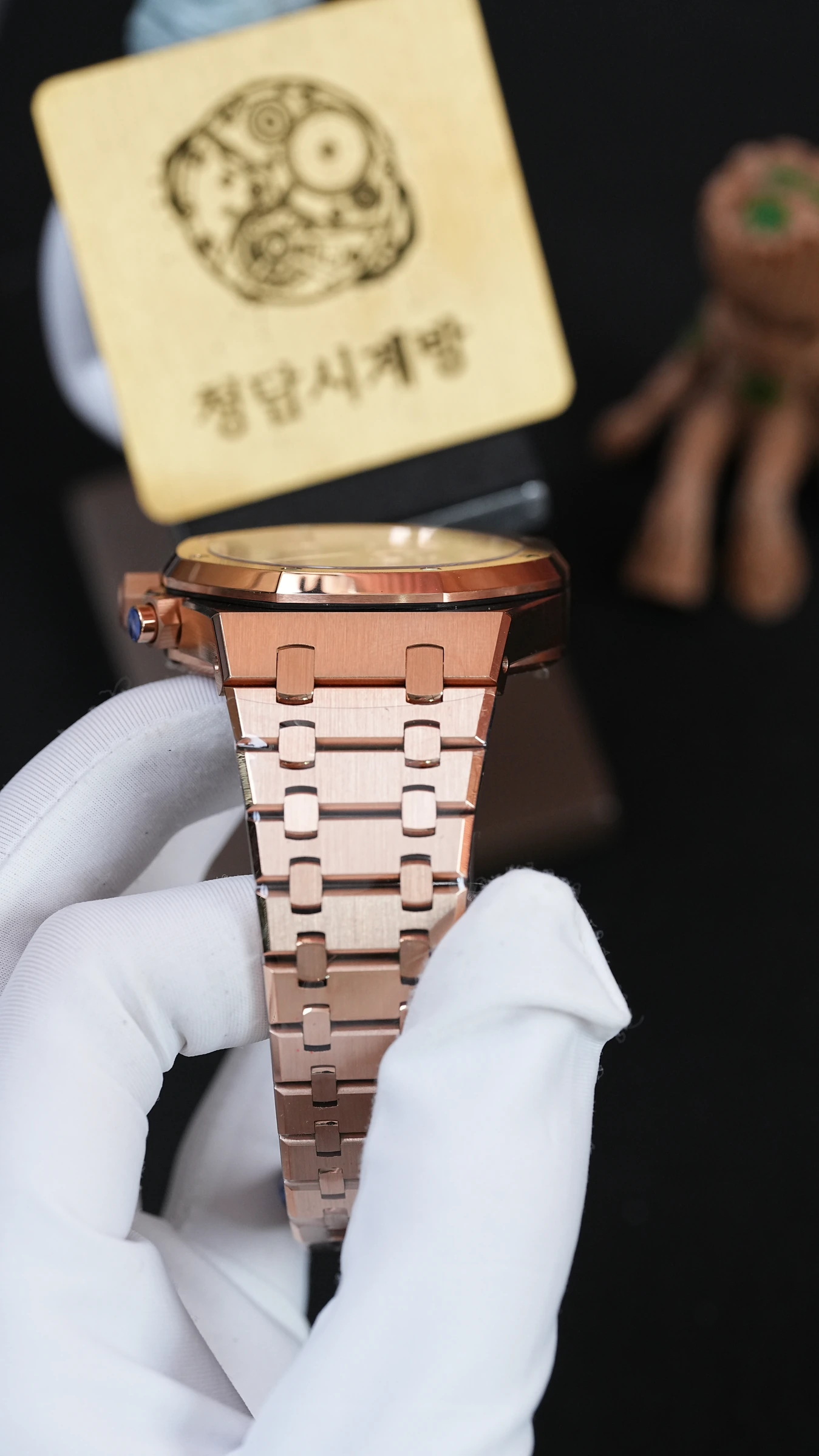 오데마피게 로얄오크 크로노그래프 26331OR 블랙 로즈골드 상세 이미지 13