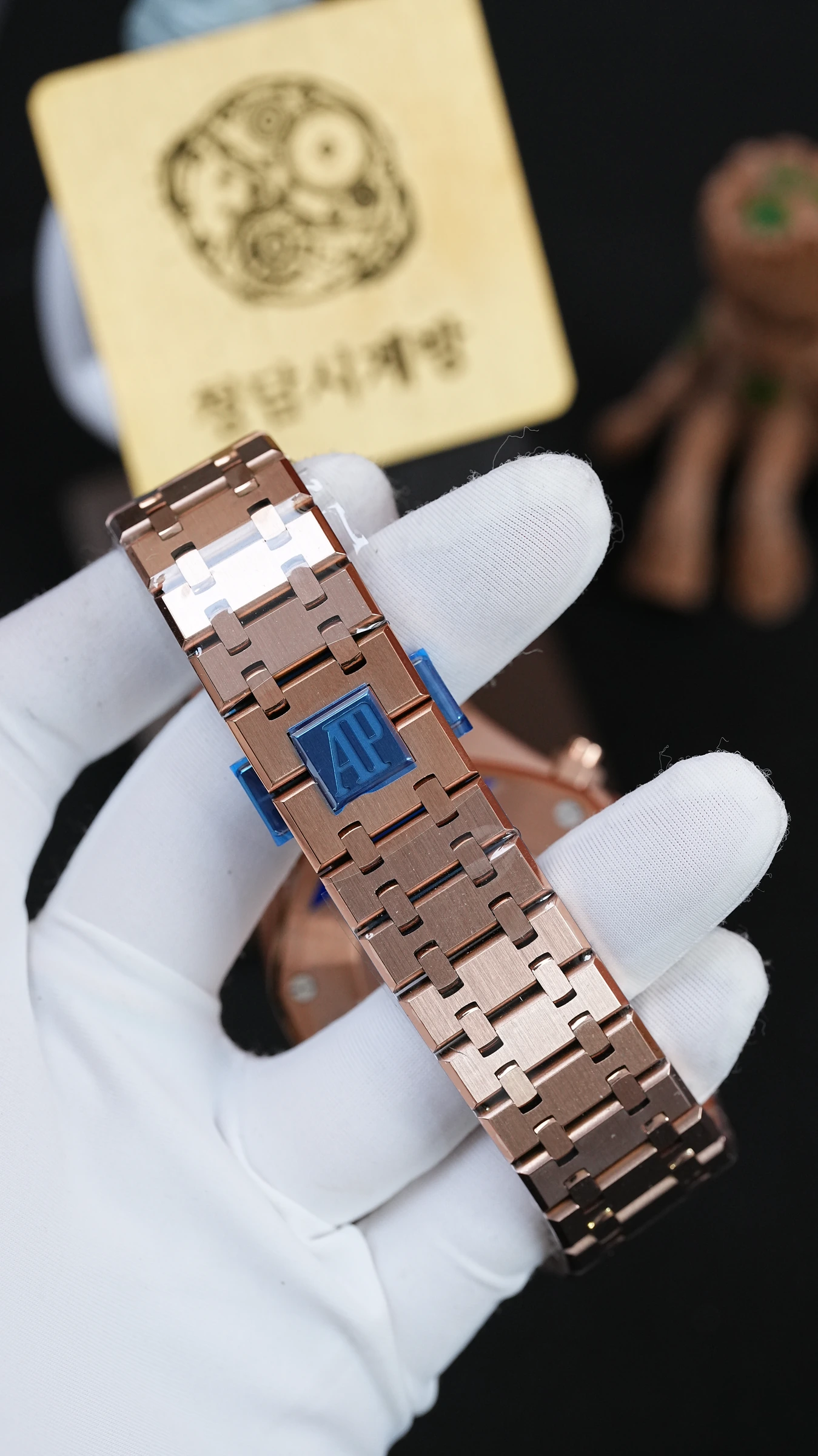오데마피게 로얄오크 크로노그래프 26331OR 블루 로즈골드 상세 이미지 3