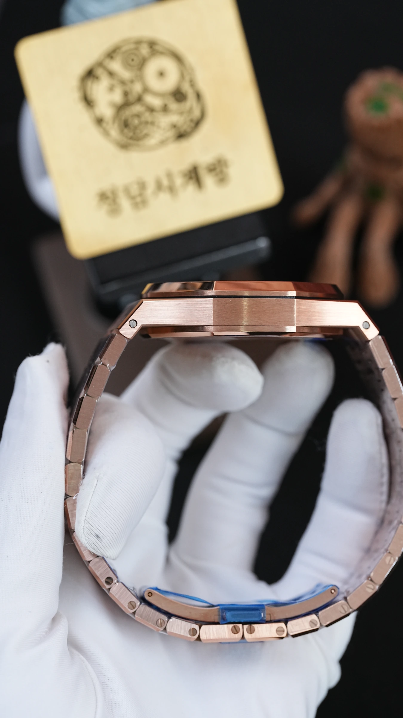 오데마피게 로얄오크 크로노그래프 26331OR 블루 로즈골드 상세 이미지 6