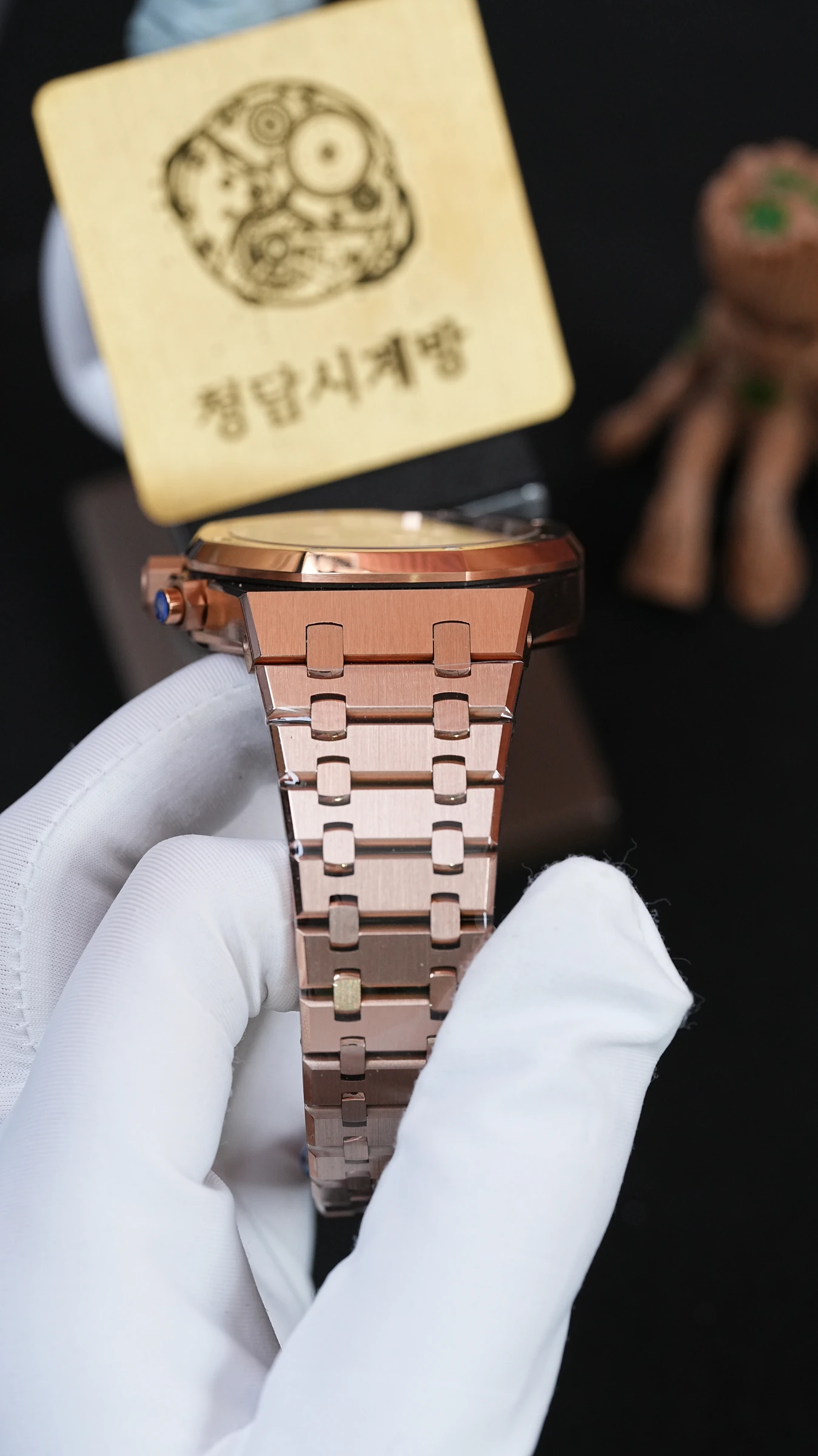 오데마피게 로얄오크 크로노그래프 26331OR 블루 로즈골드 상세 이미지 9