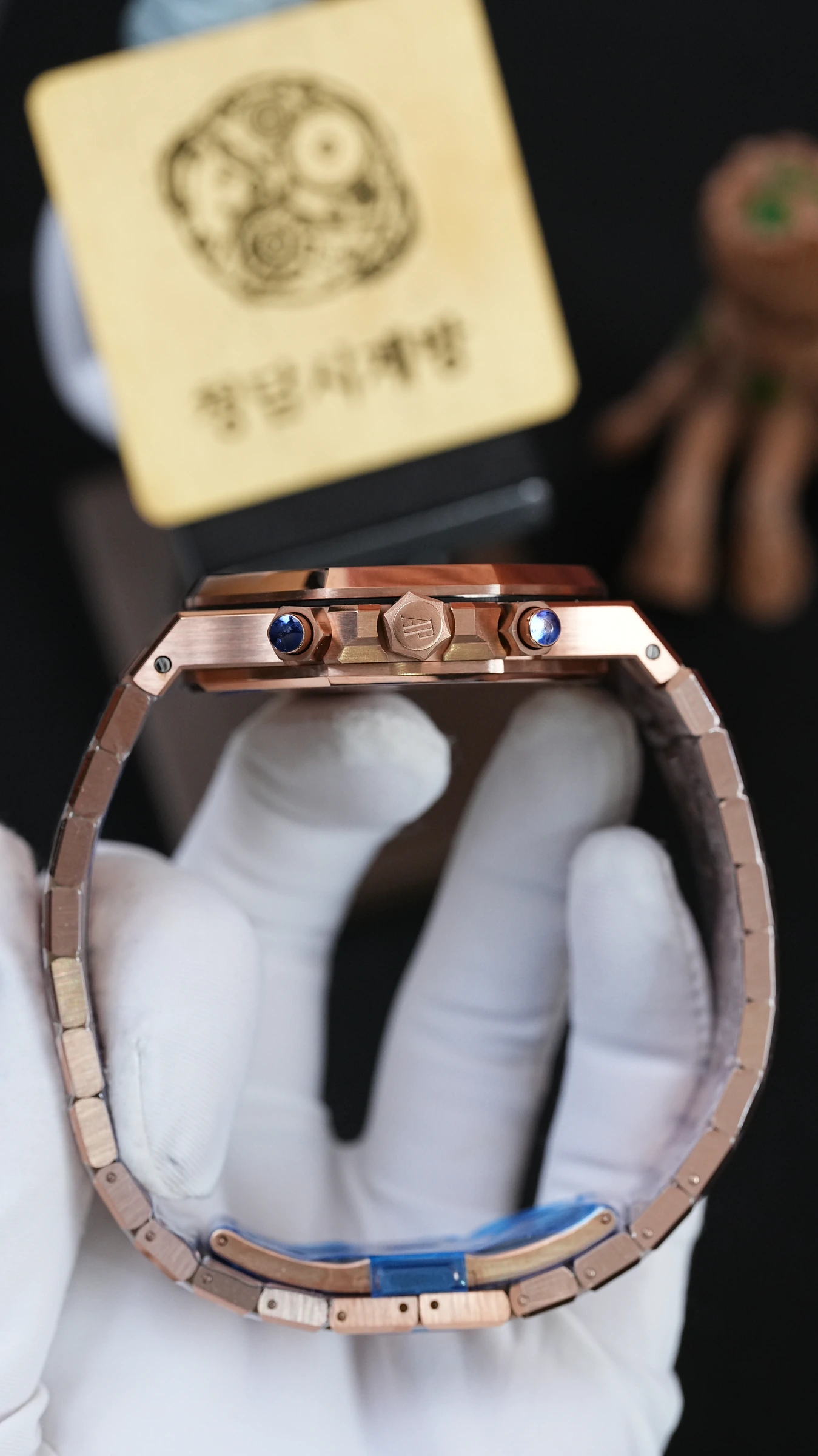 오데마피게 로얄오크 크로노그래프 26331OR 블루 로즈골드 상세 이미지 10