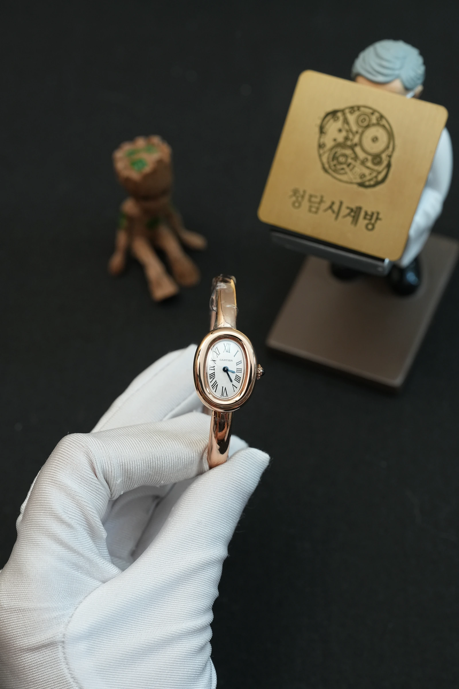 까르띠에 베누아 화이트 로즈톤 뱅글 상품 이미지 1