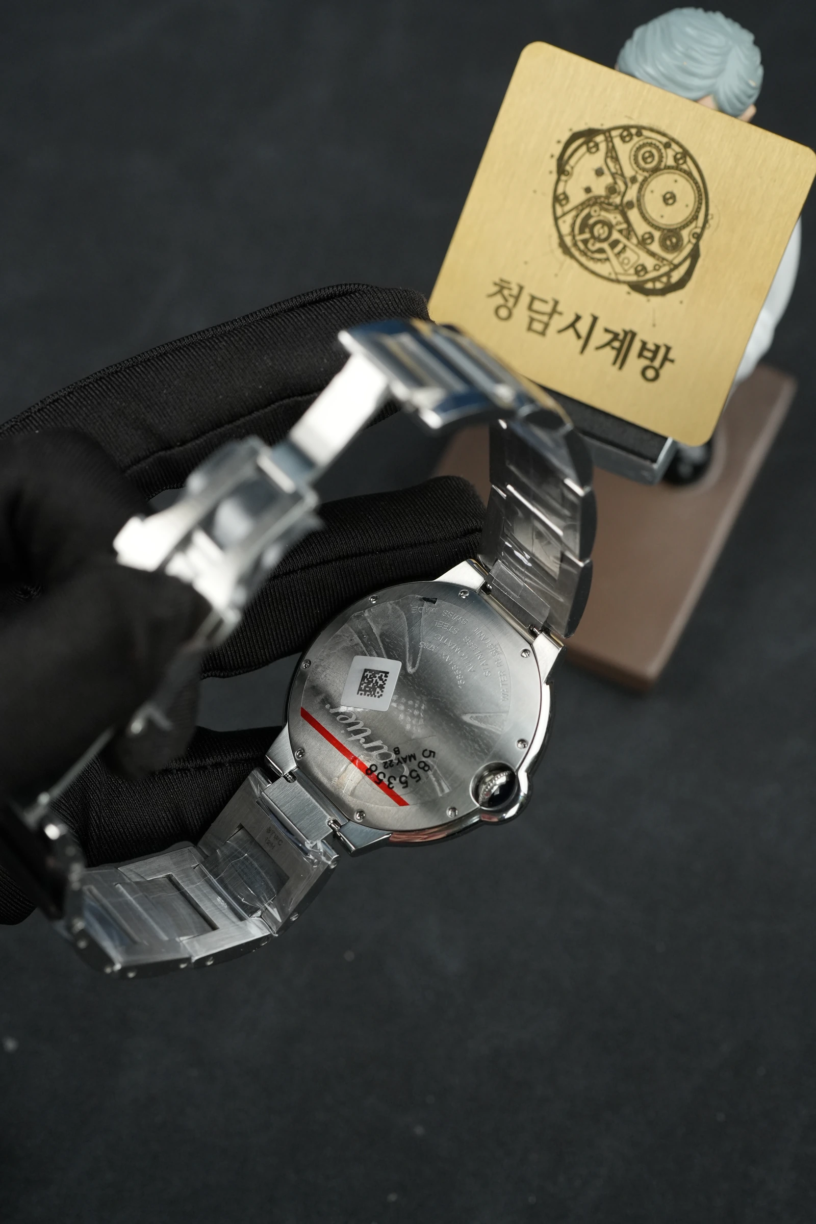 까르띠에 발롱블루 스틸 라운드데이트 상세 이미지 10