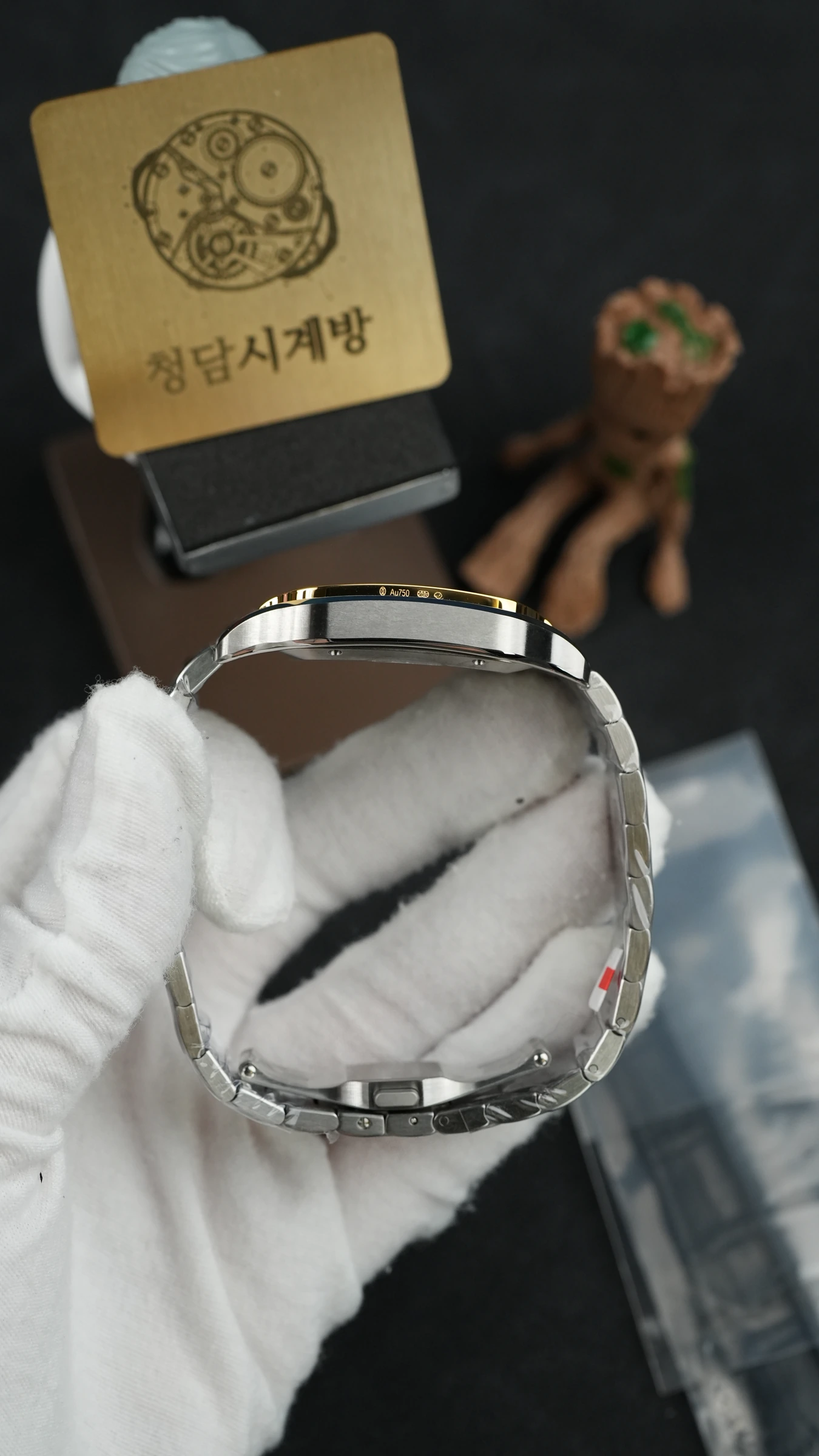 까르띠에 산토스 드 까르띠에 그레이 콤비 상세 이미지 5