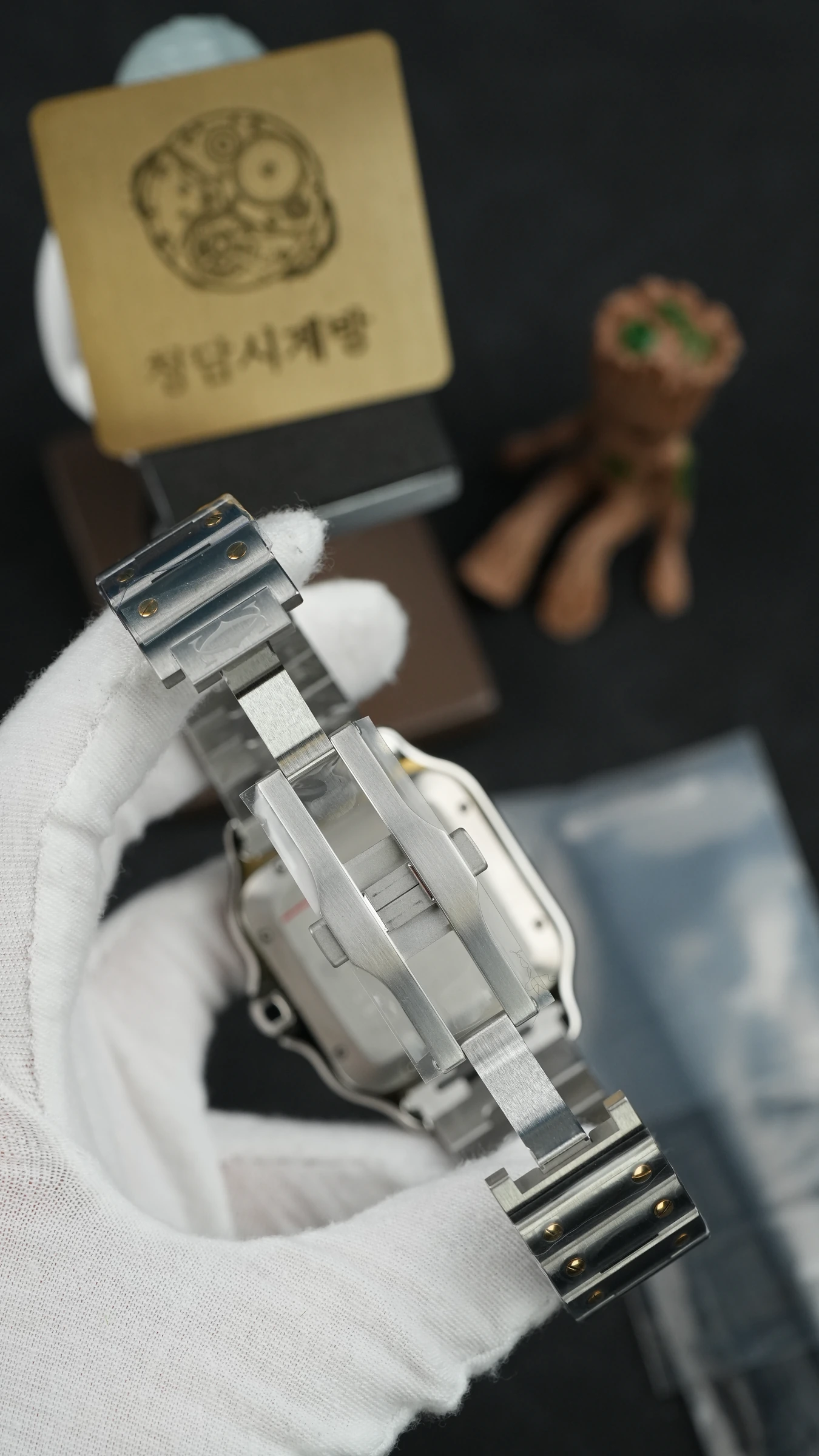 까르띠에 산토스 드 까르띠에 그레이 콤비 상세 이미지 10