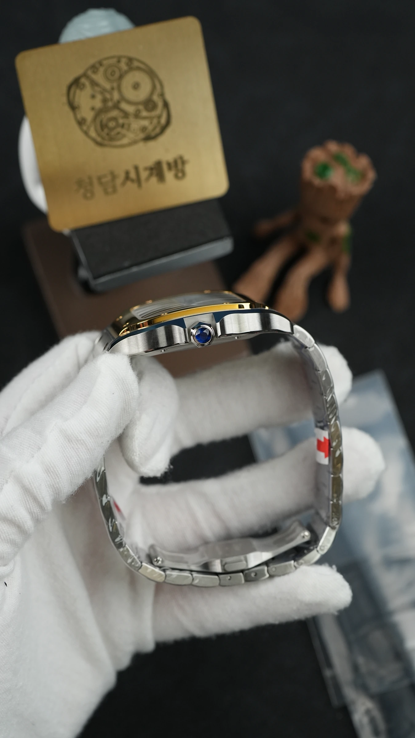 까르띠에 산토스 드 까르띠에 그레이 콤비 상세 이미지 13