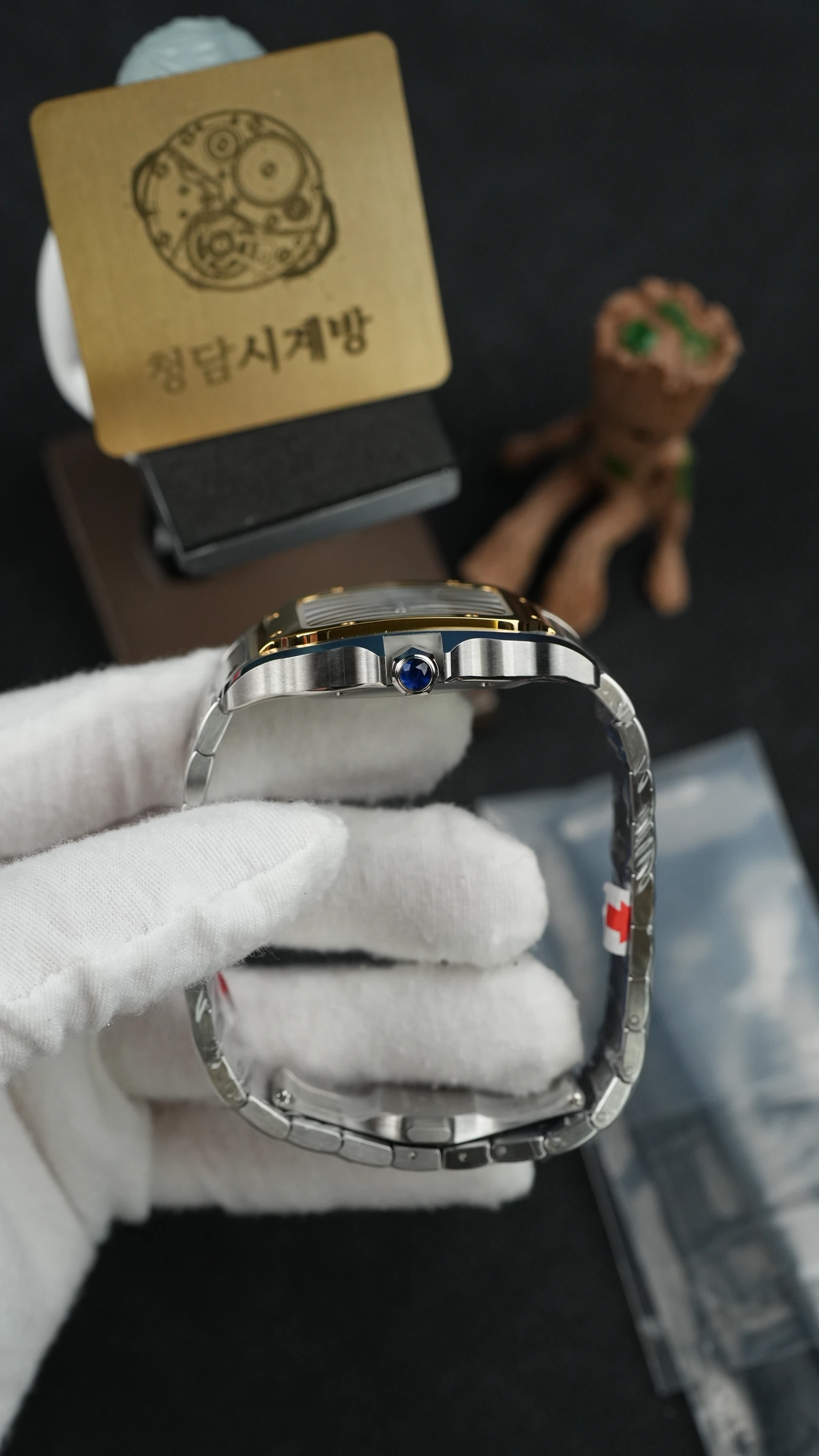 까르띠에 산토스 드 까르띠에 그레이 콤비 상세 이미지 15