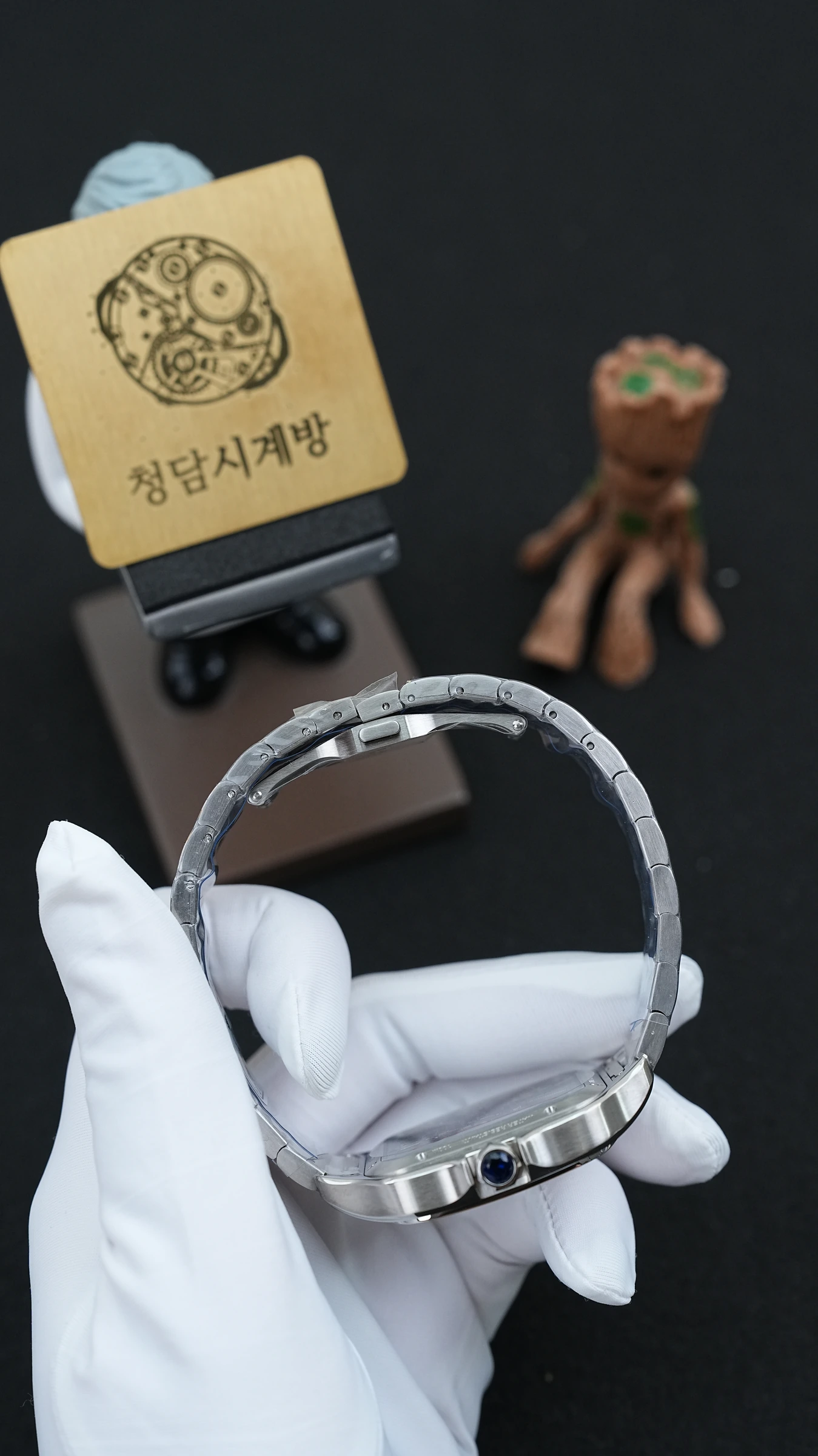 까르띠에 산토스 드 까르띠에 스켈레톤 스틸 상세 이미지 15