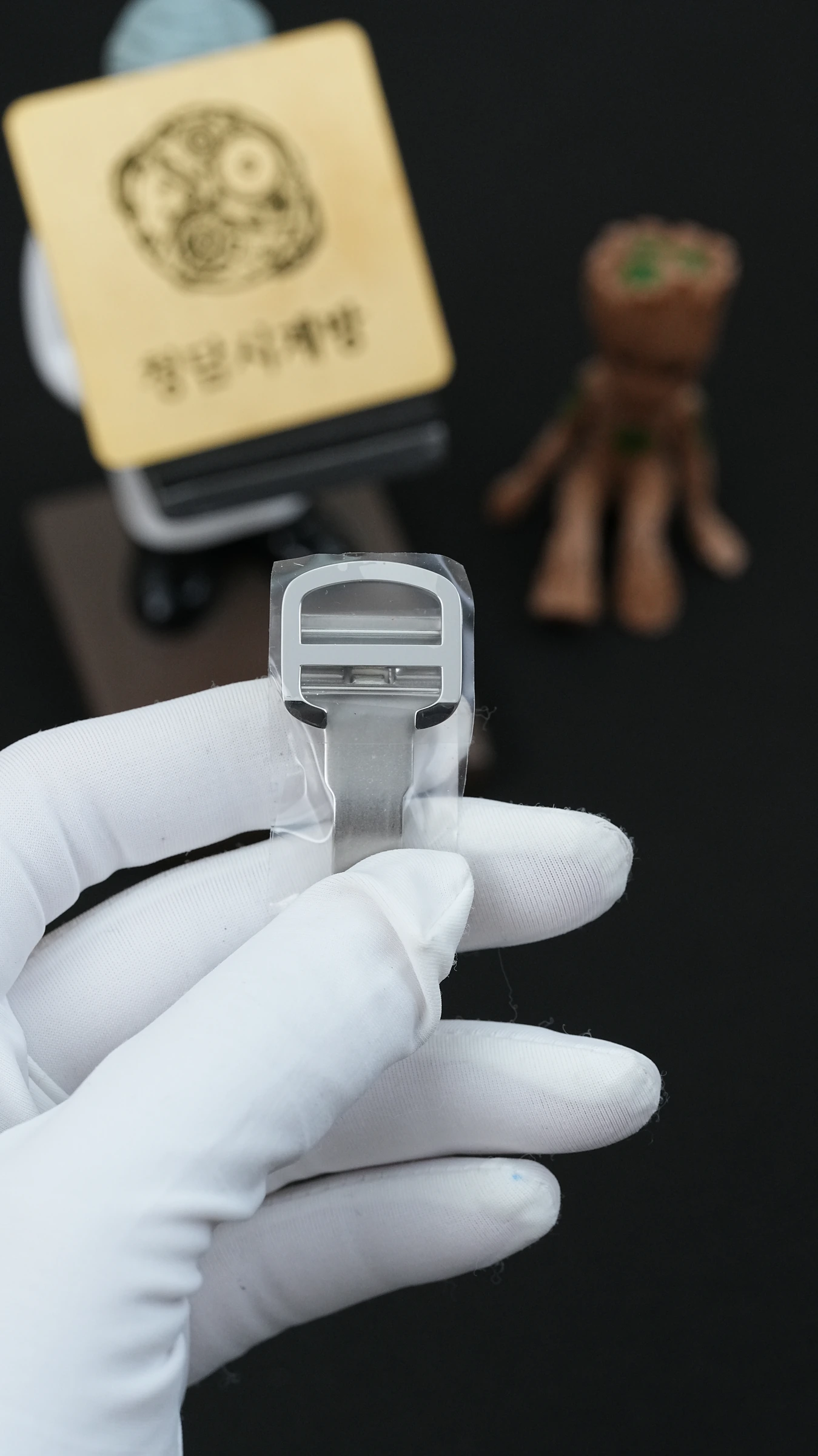 까르띠에 탱크솔로 실버톤 블랙 크로커가죽 3168 상세 이미지 5