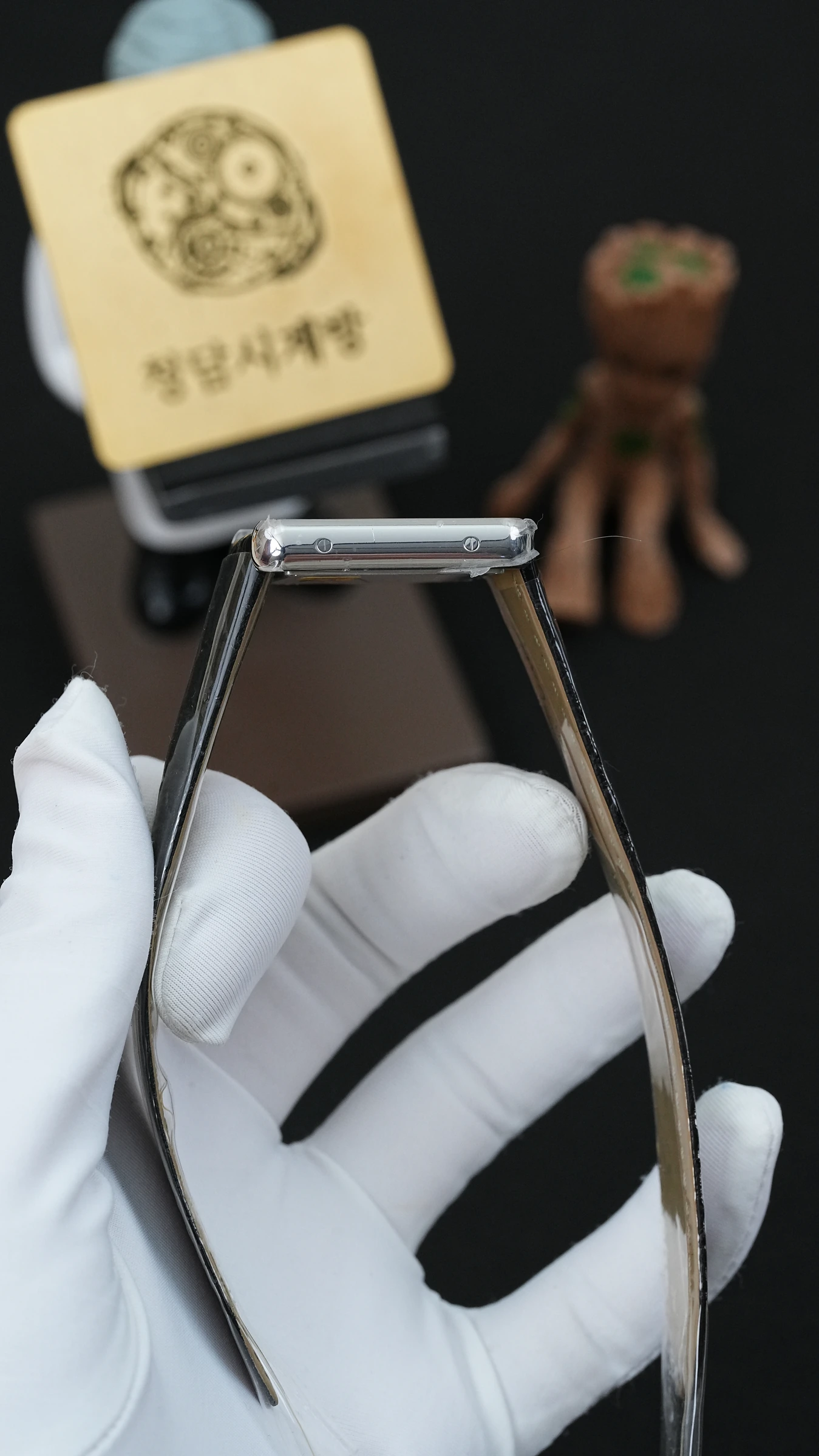 까르띠에 탱크솔로 실버톤 블랙 크로커가죽 3168 상세 이미지 14