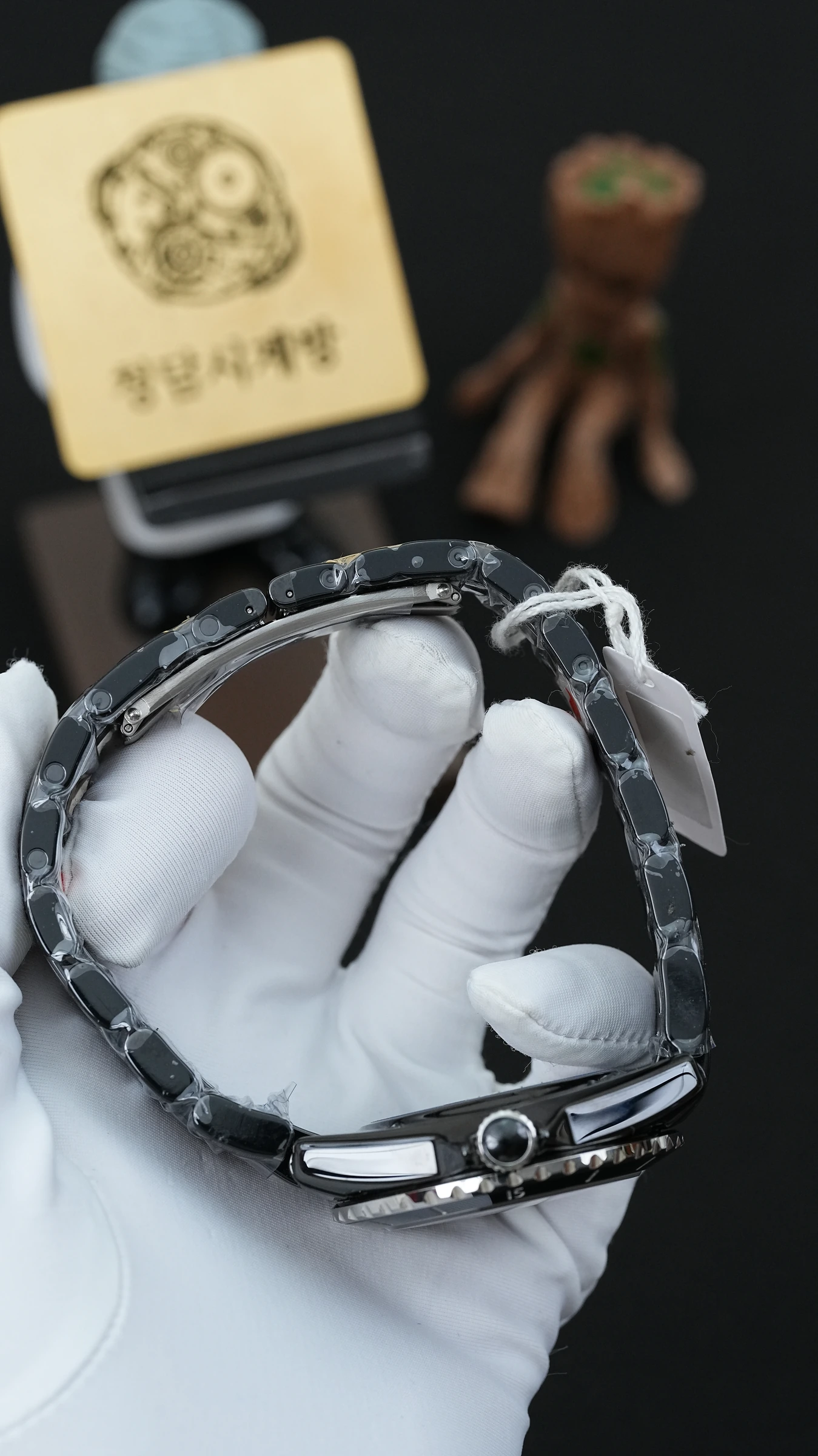샤넬 J12 블랙 아라비아 투명백 상세 이미지 8