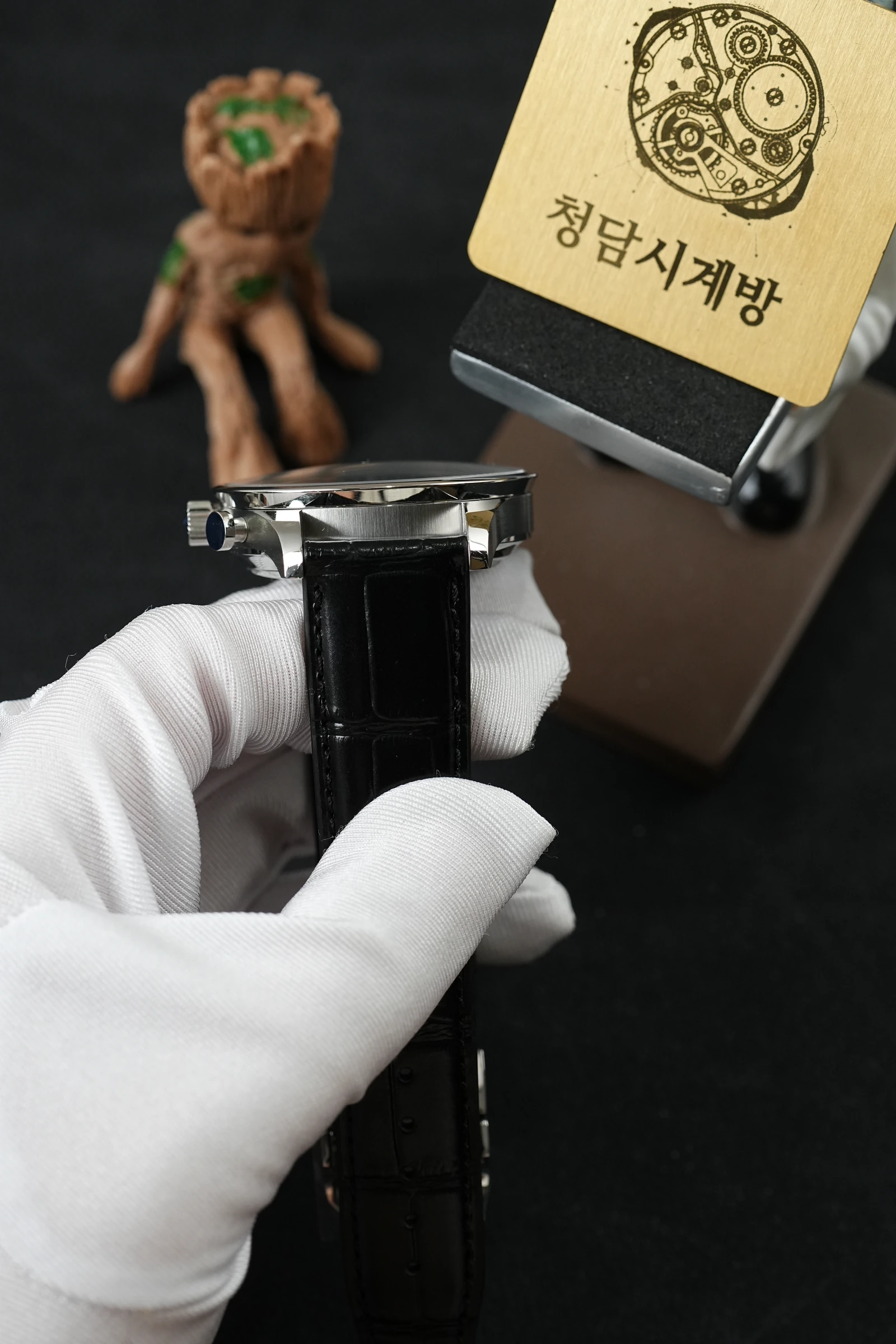 IWC 포르투기저 크로노그래프 블랙 블랙가죽 상세 이미지 6