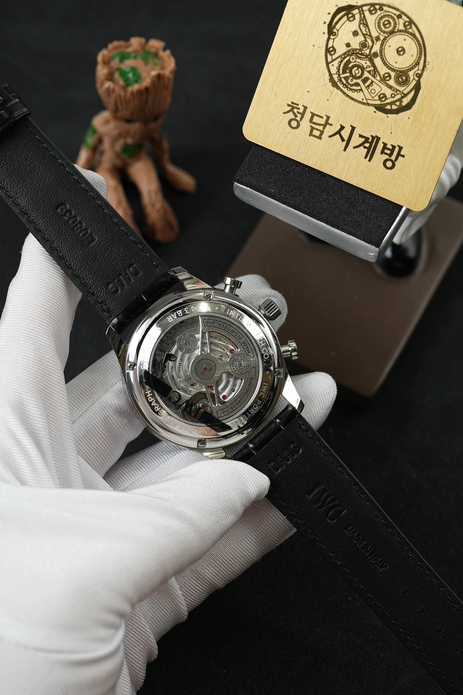 IWC 포르투기저 크로노그래프 블랙 블랙가죽 상세 이미지 14