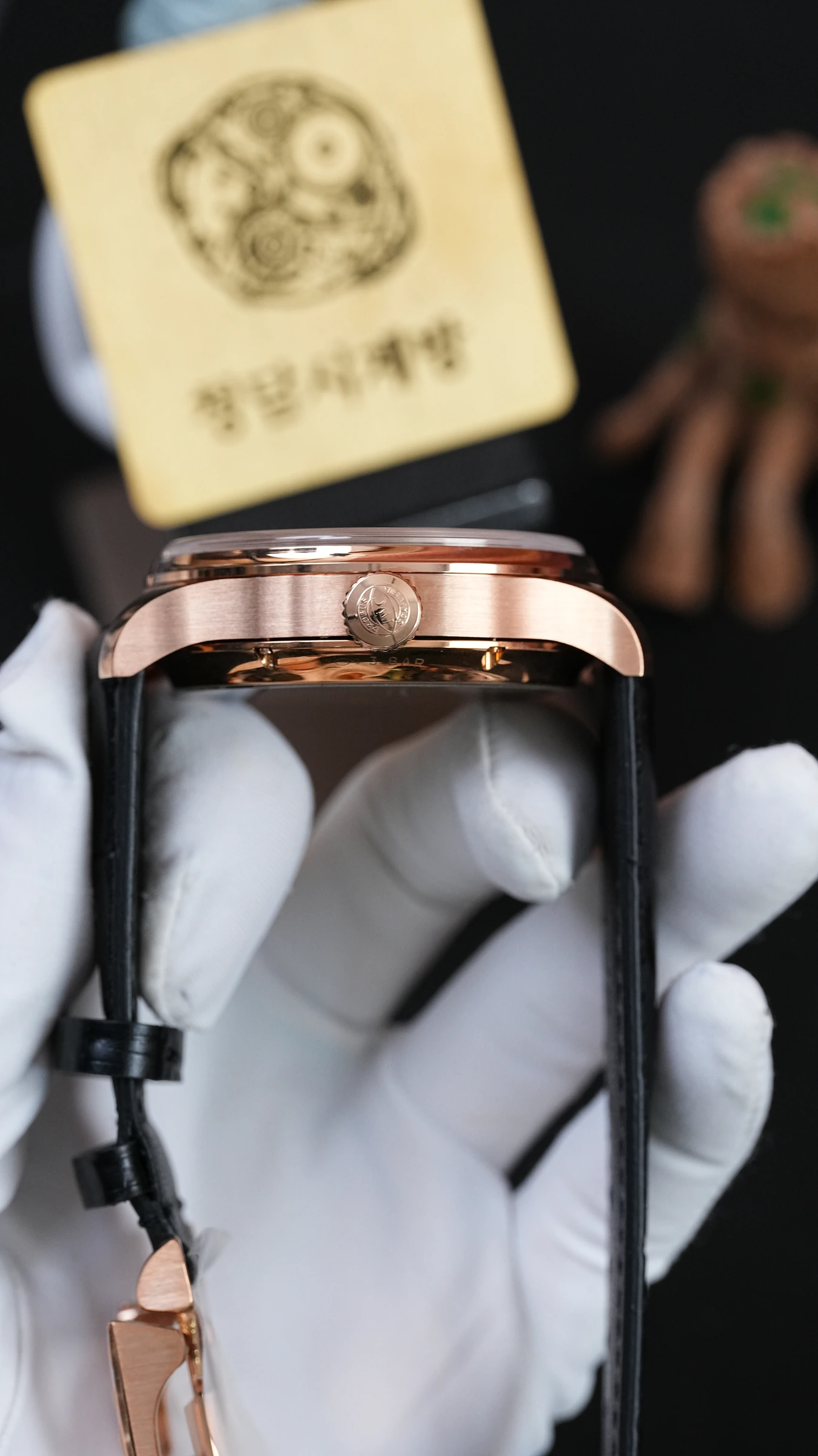 IWC 포르투기저 퍼페추얼 캘린더 로즈골드 그레이 상세 이미지 11