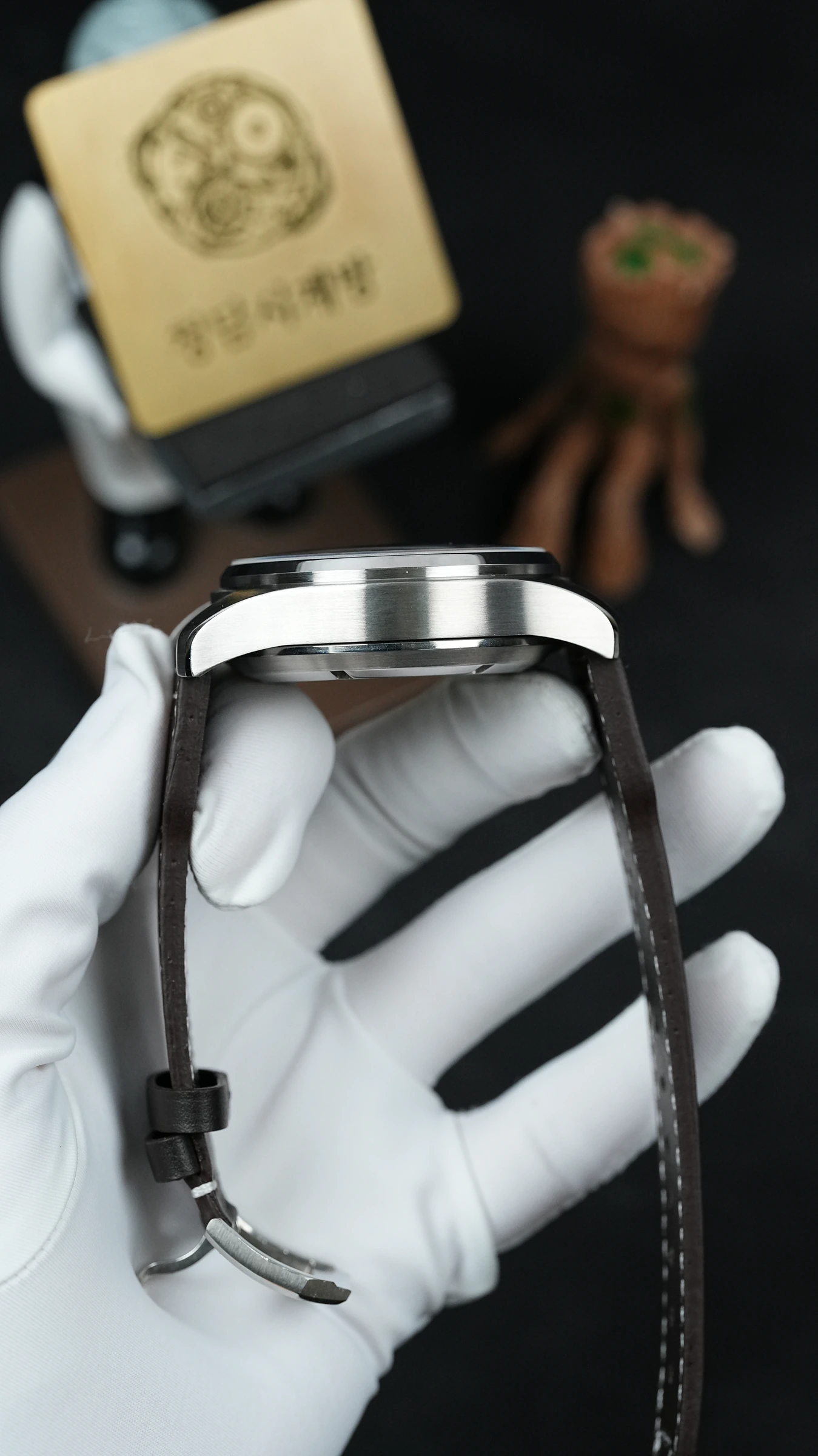 IWC 파일럿 워치 크로노그래프 블랙 블랙가죽 상세 이미지 15
