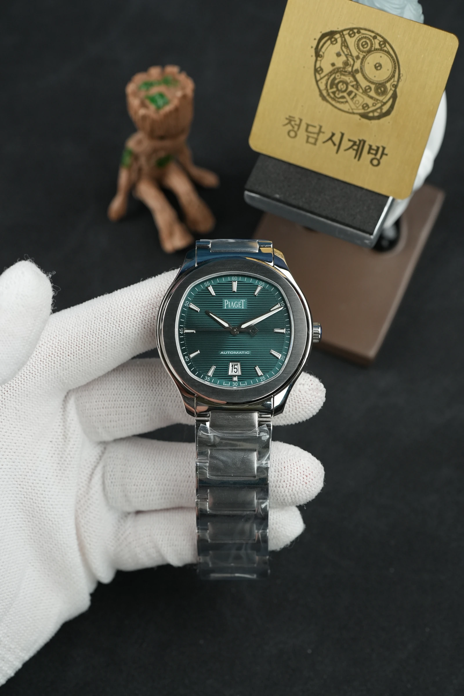 피아제 폴로 그린 스틸 상품 이미지 1