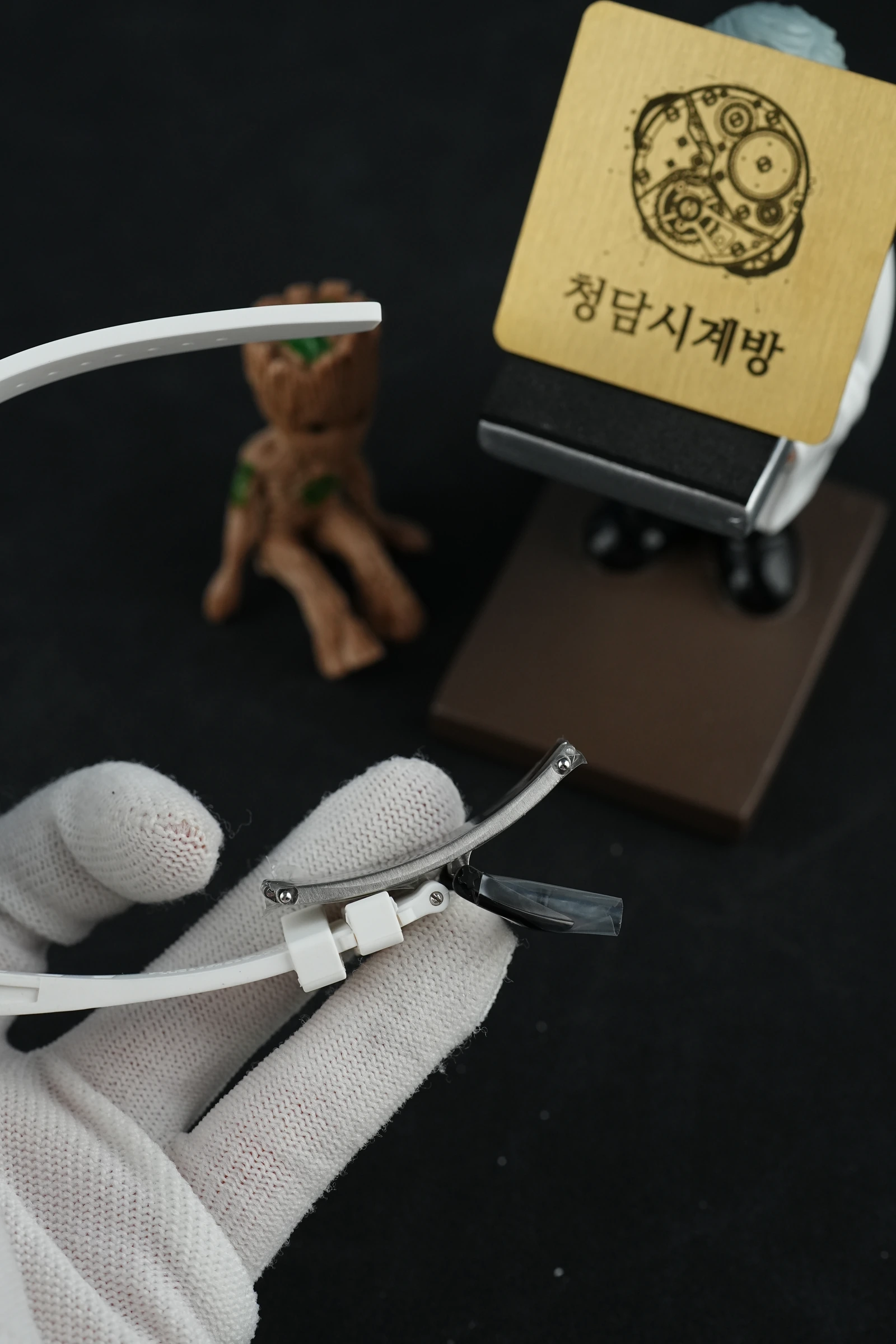 리처드밀 RM 055 버바 왓슨 블랙 화이트 러버 상세 이미지 5