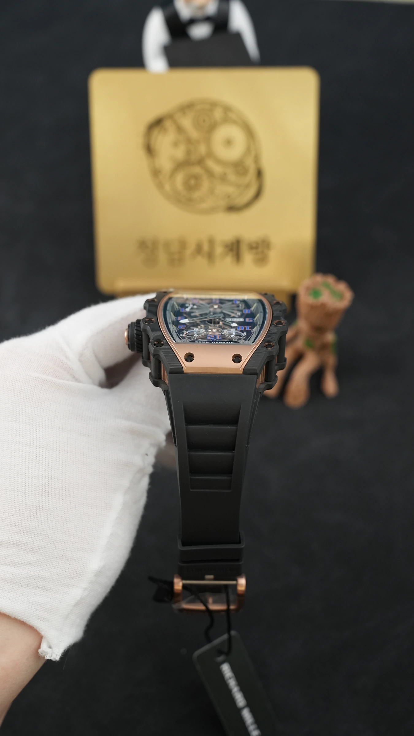 리처드밀 RM 21-01 에어로다인 로즈골드 블랙 상세 이미지 9